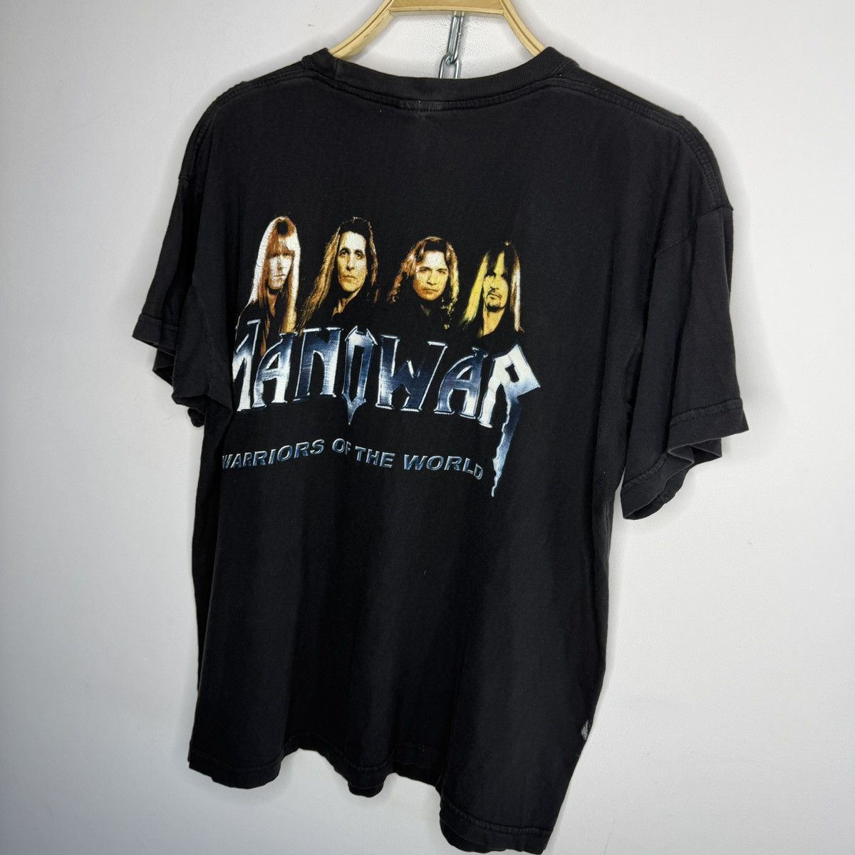 Band Tees RARE VINTAGE MANOWAR ROCK BAND THE DAWN OF BATTLE T SHIRT Size US M / EU 48-50 / 2 - 8 Thumbnail