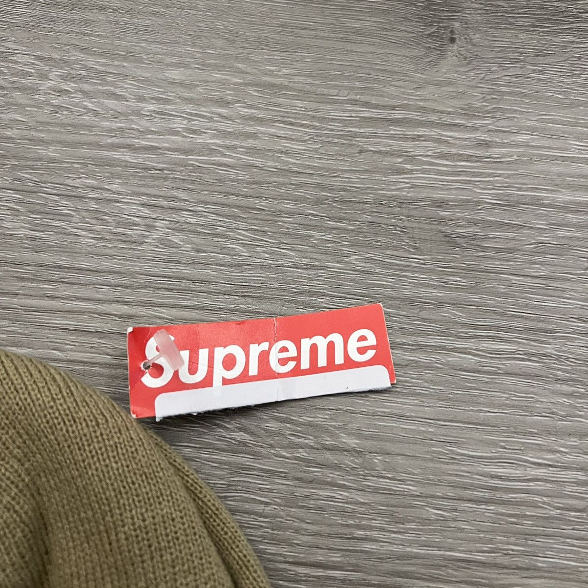 New Era × Supreme Supreme New Era Box Logo Beanie FW23 Sand Size ONE SIZE - 7 Thumbnail