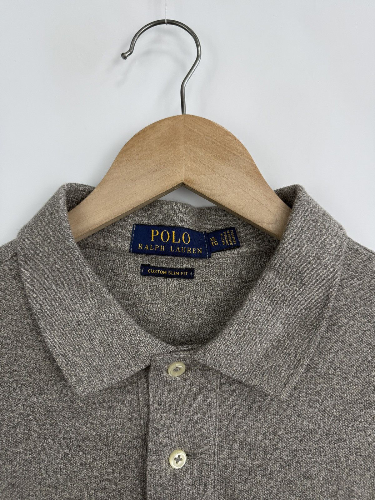 Polo Ralph Lauren 🇺🇸 Polo Ralph Lauren Custom Slim Fit Polo T-Shirt Rare Retro Size US XL / EU 56 / 4 - 9 Thumbnail
