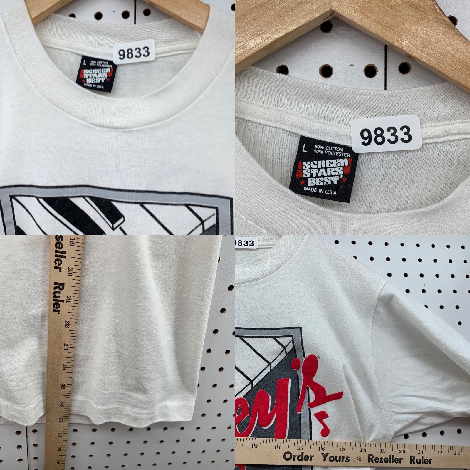 Vintage VINTAGE Gilleys Music Row Shirt Mens M White Cotton Logo 90s Band Music Mens Size US M / EU 48-50 / 2 - 8 Thumbnail