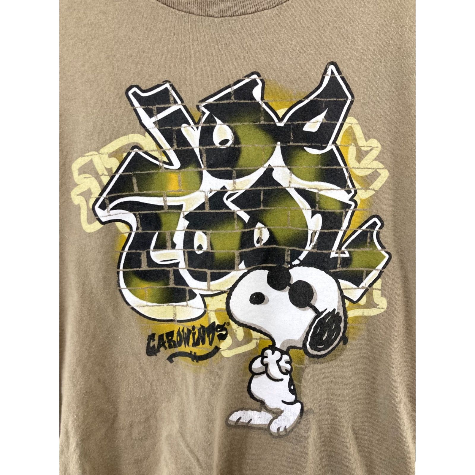 Peanuts VINTAGE Peanuts Snoopy T-Shirt Mens XL Crew Neck 1990s Green Cartoon 90s Shirt Mens XL Size US XL / EU 56 / 4 - 4 Thumbnail