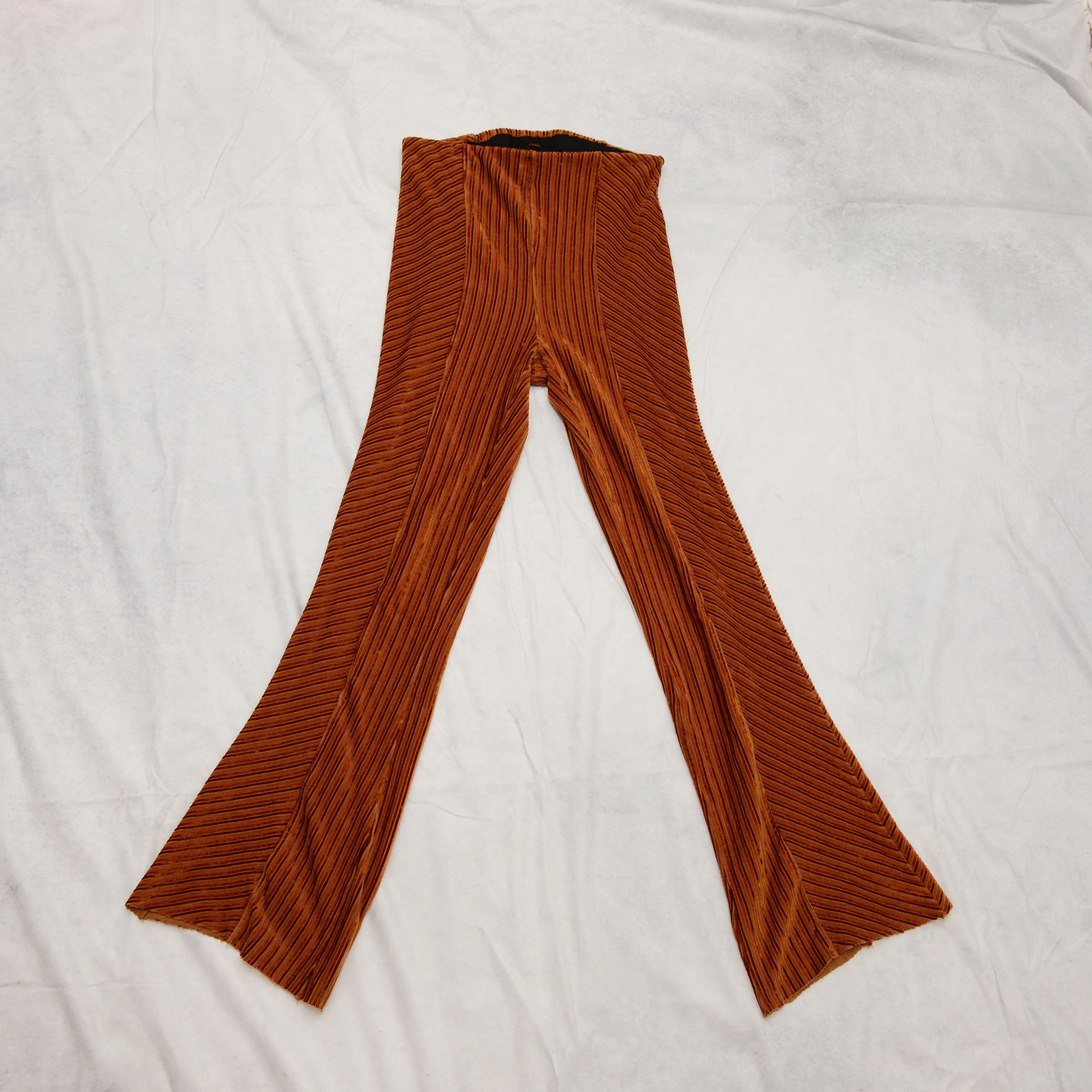 Free People Free People Penny Pull on Velvet Pants in Orange Brown Size 25" / US 0 / IT 36 - 2 Thumbnail