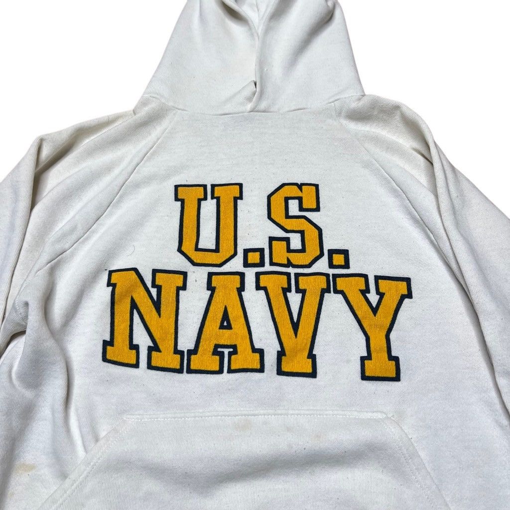 Vintage American Vintage 80s US Navy Hoodie Medium Size M / US 6-8 / IT 42-44 - 2 Thumbnail