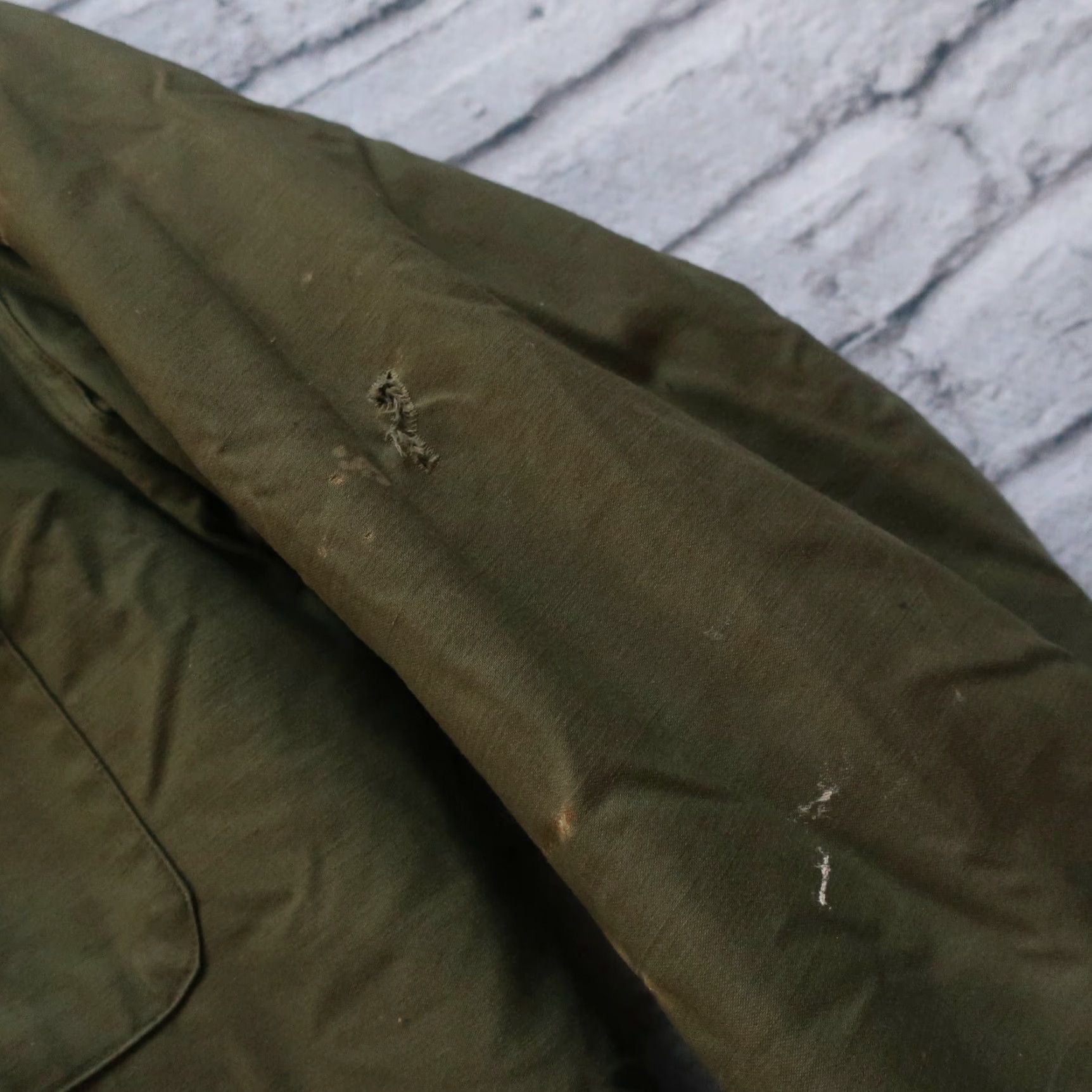 Vintage VINTAGE US Navy USN A-2 Deck Jacket Men Large Green Navy Jacket Deck A-2 Size US L / EU 52-54 / 3 - 4 Thumbnail