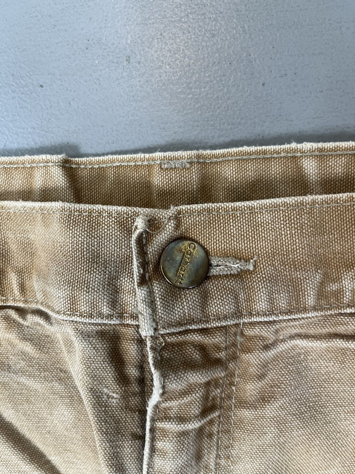 Carhartt × Vintage Sun faded and paint splatter Carhartt double knee denim Size US 32 / EU 48 - 6 Thumbnail