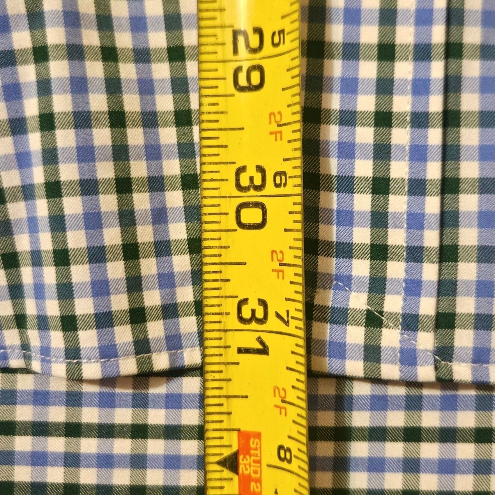 Ralph Lauren Ralph Lauren Performance Long Sleeve Shirt Mens 2XL Blue Classic Fit Gingham Check Size US XXL / EU 58 / 5 - 6 Thumbnail