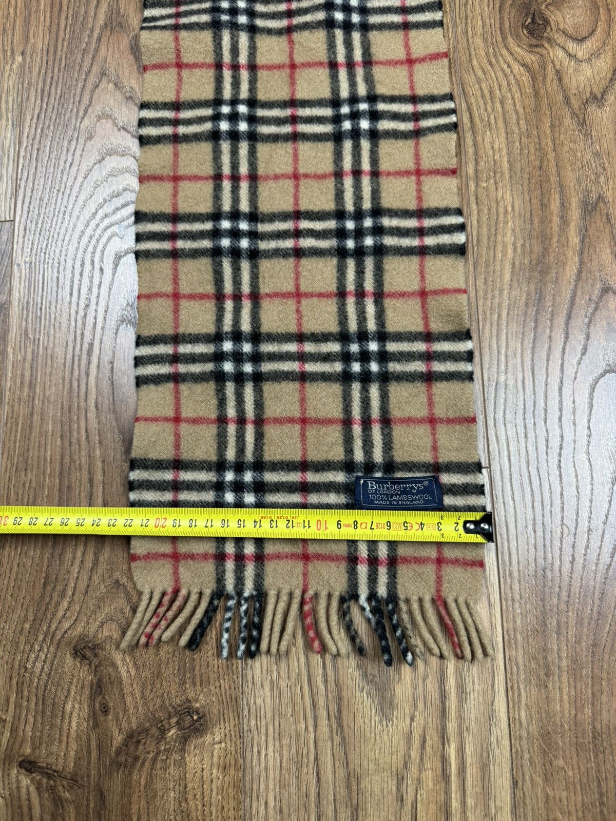 Burberry Vintage wool scarf Burberry’s 90s original luxury item Size ONE SIZE - 3 Thumbnail