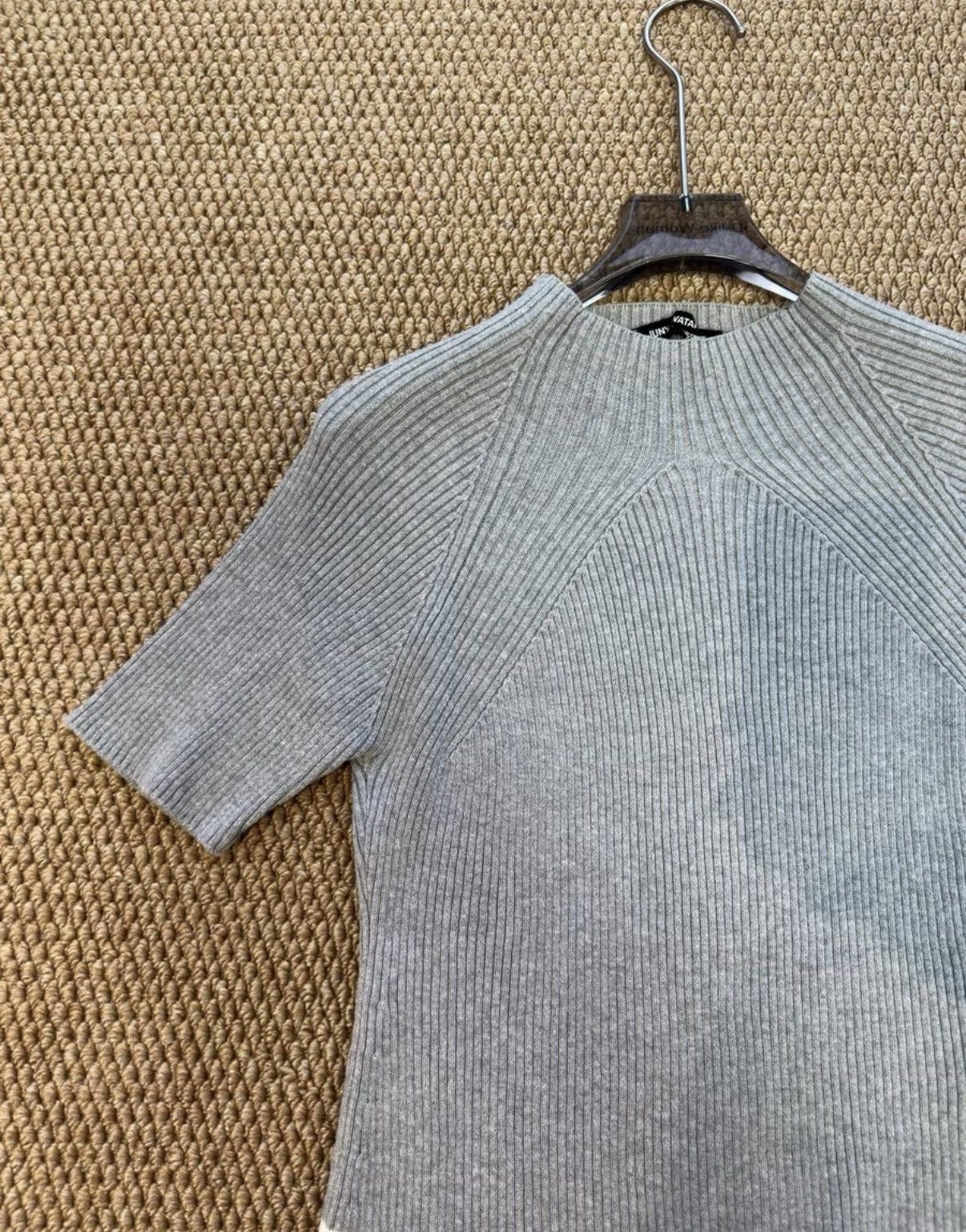 Comme des Garcons Comme des Garçons Junya Mock Neck Short Sleeve Knit Top K23 Size S / US 4 / IT 40 - 3 Thumbnail