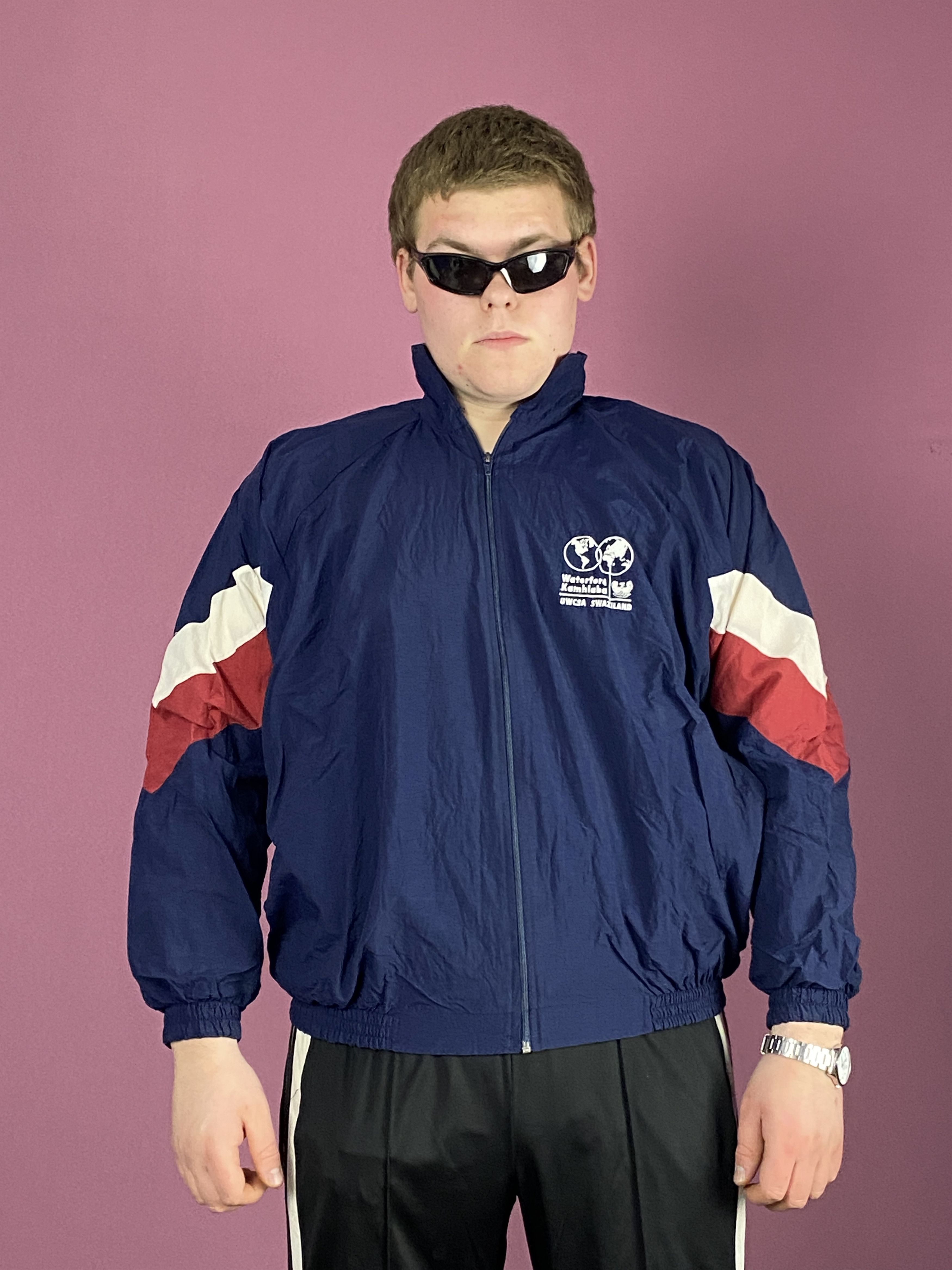 Vintage 90s Vintage Men's Windbreaker Jacket - XL Size US XL / EU 56 / 4 - 1 Thumbnail