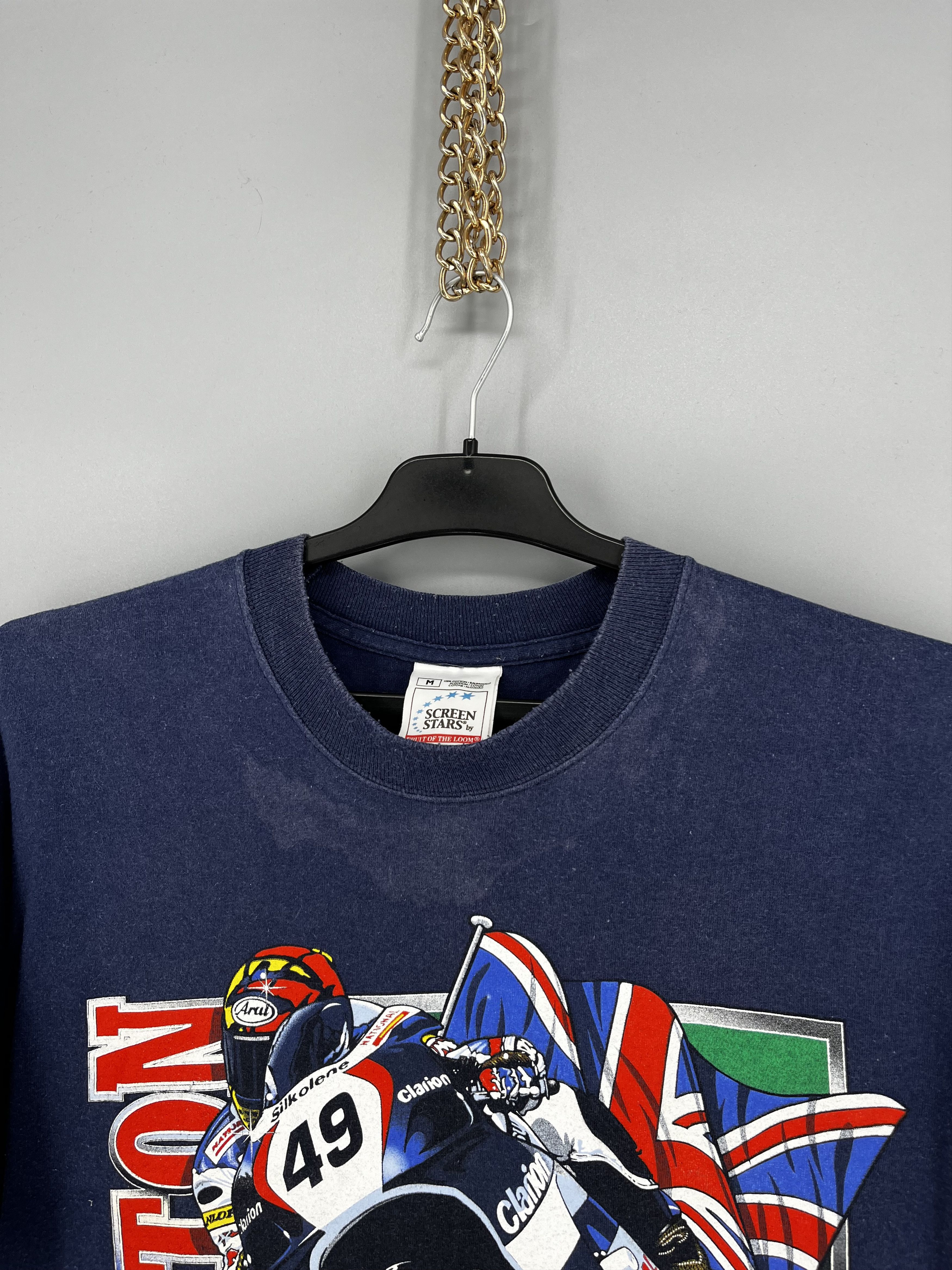 Vintage Vintage MotoGP Donington 2000 T-Shirt Screen Stars Racing Size US M / EU 48-50 / 2 - 7 Thumbnail