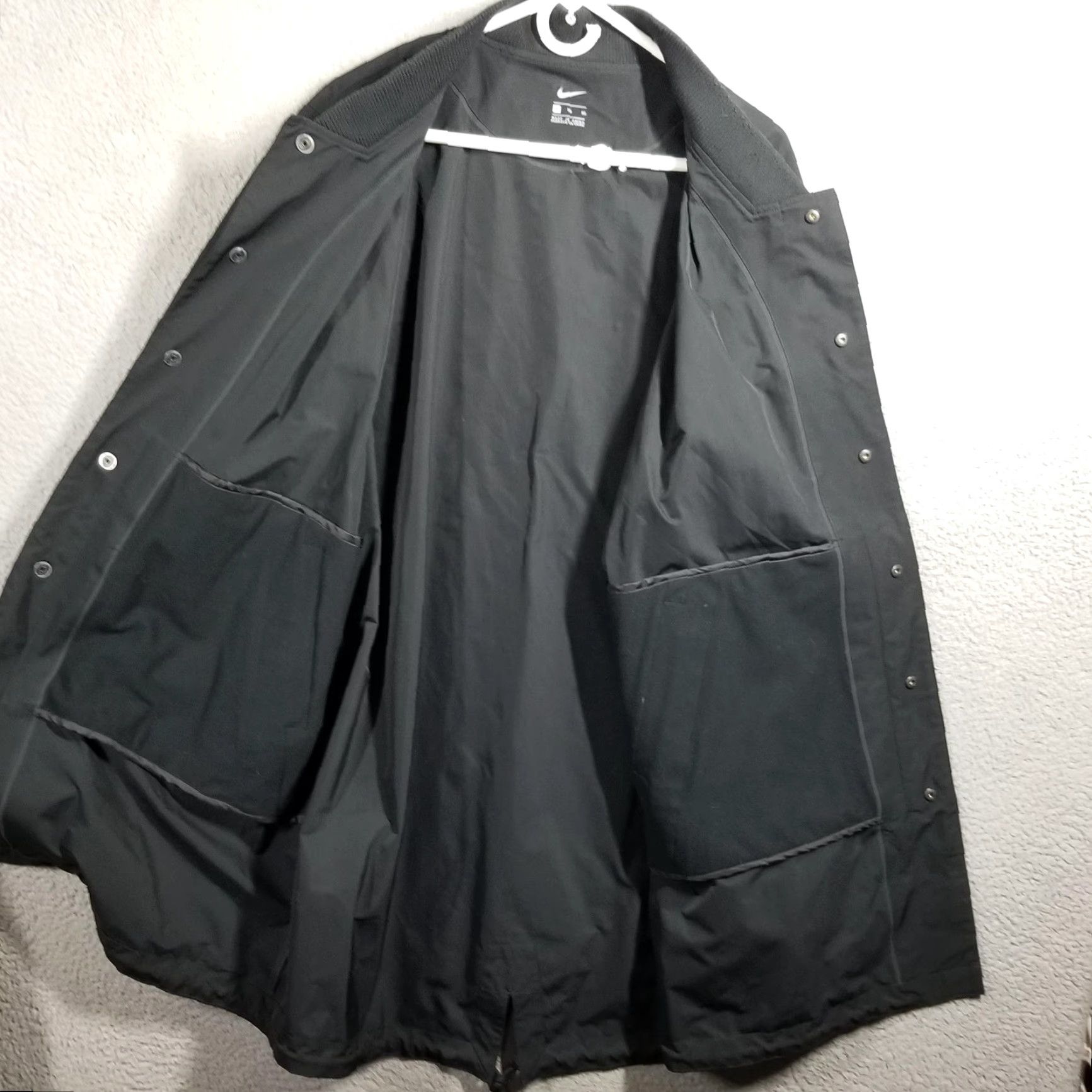 Nike Nike Field Sports Jacket Mens XL Black Dugout Snap Windbreaker CK5078-010 Size US XL / EU 56 / 4 - 2 Thumbnail