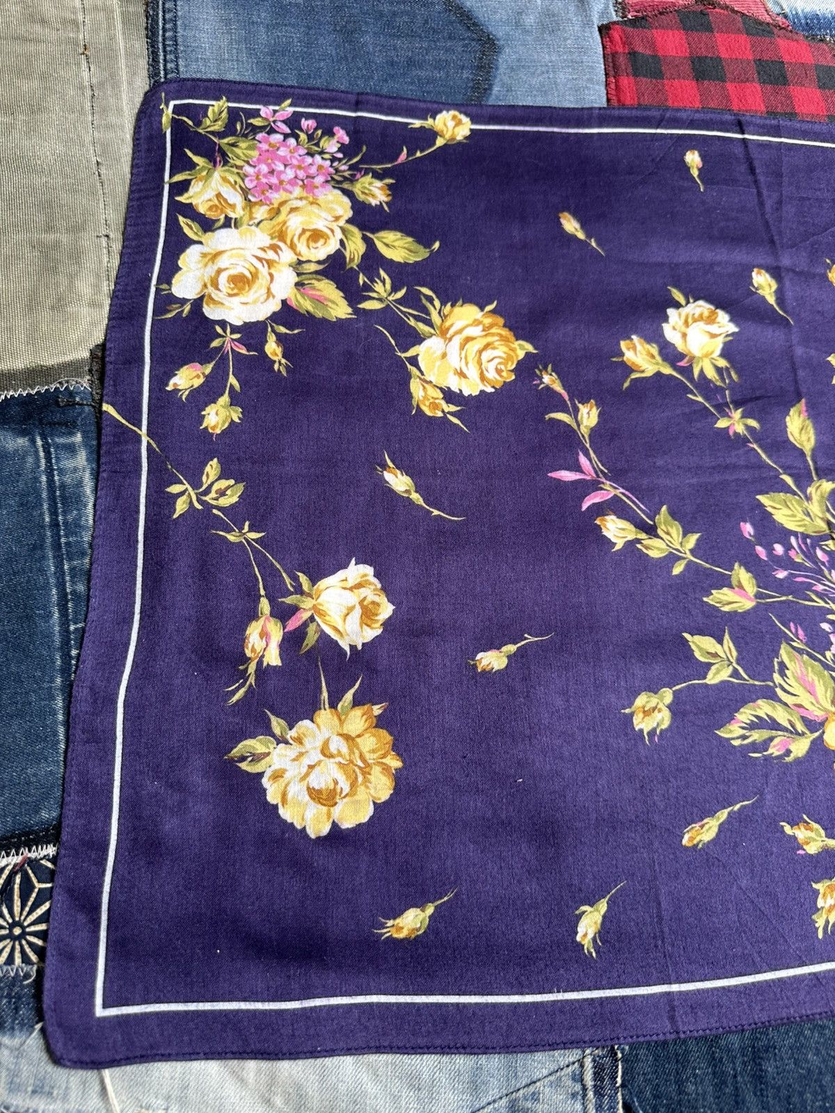 Kenzo × Vintage Vintage Burberry Handkerchief/ Neckerchief/ Bandana Size ONE SIZE - 12 Thumbnail