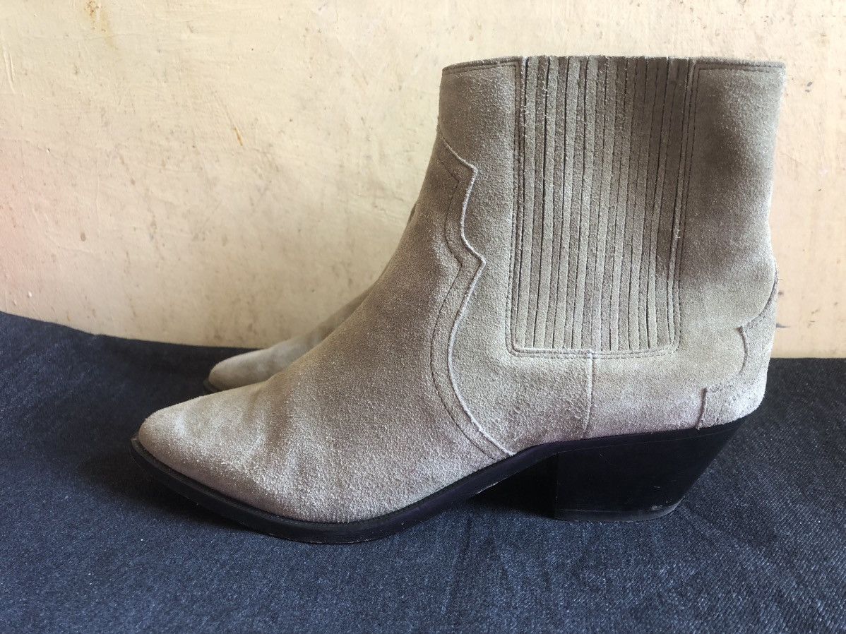 Isabel Marant Isabel Marant Chelsea Boot Green Suede Leather Size 40 Size US 10 / IT 40 - 3 Thumbnail