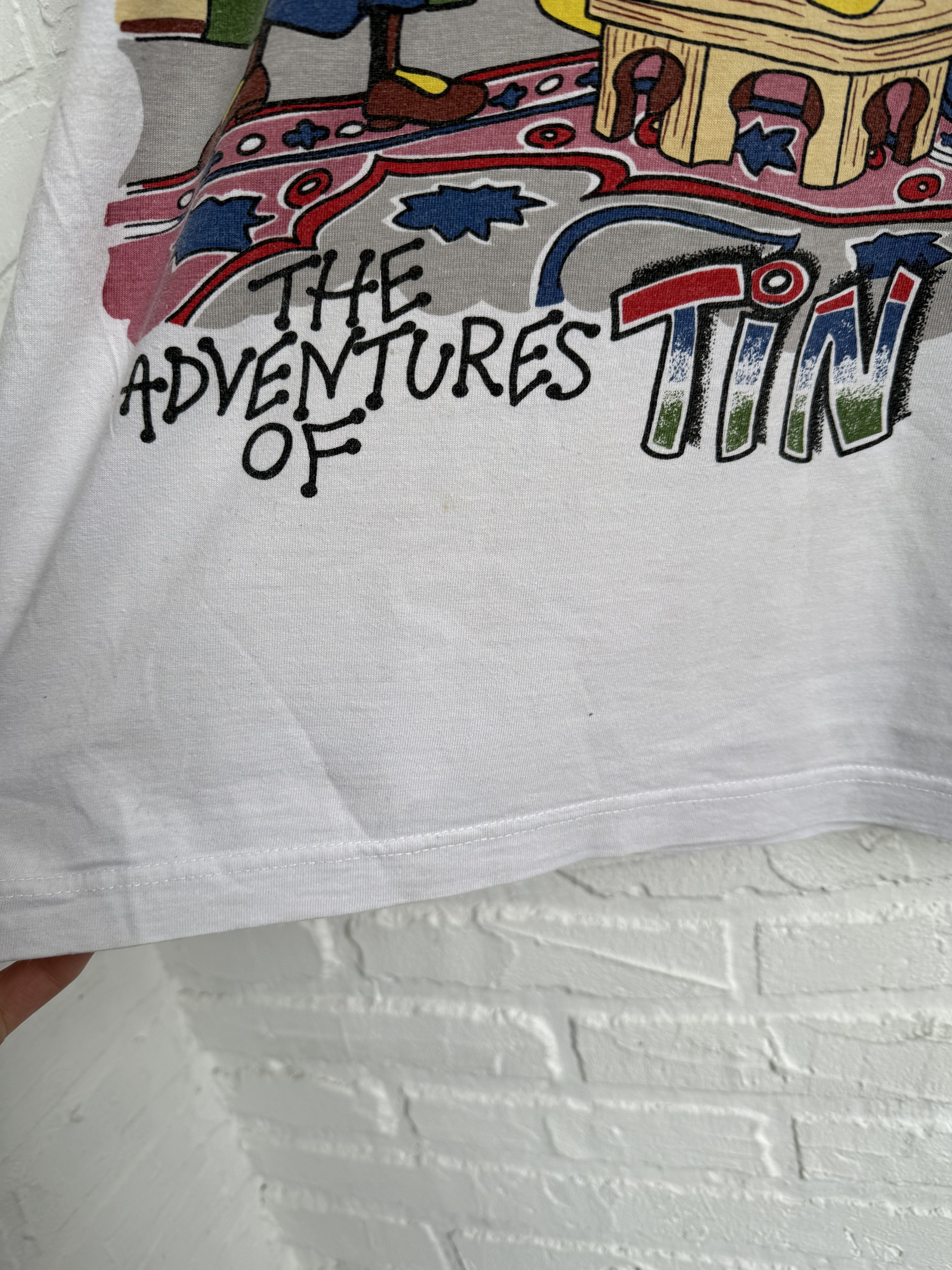 Cartoon Network Vintage 80s of Tintin Cigars of the Pharaoh t-shirt Size US L / EU 52-54 / 3 - 7 Thumbnail
