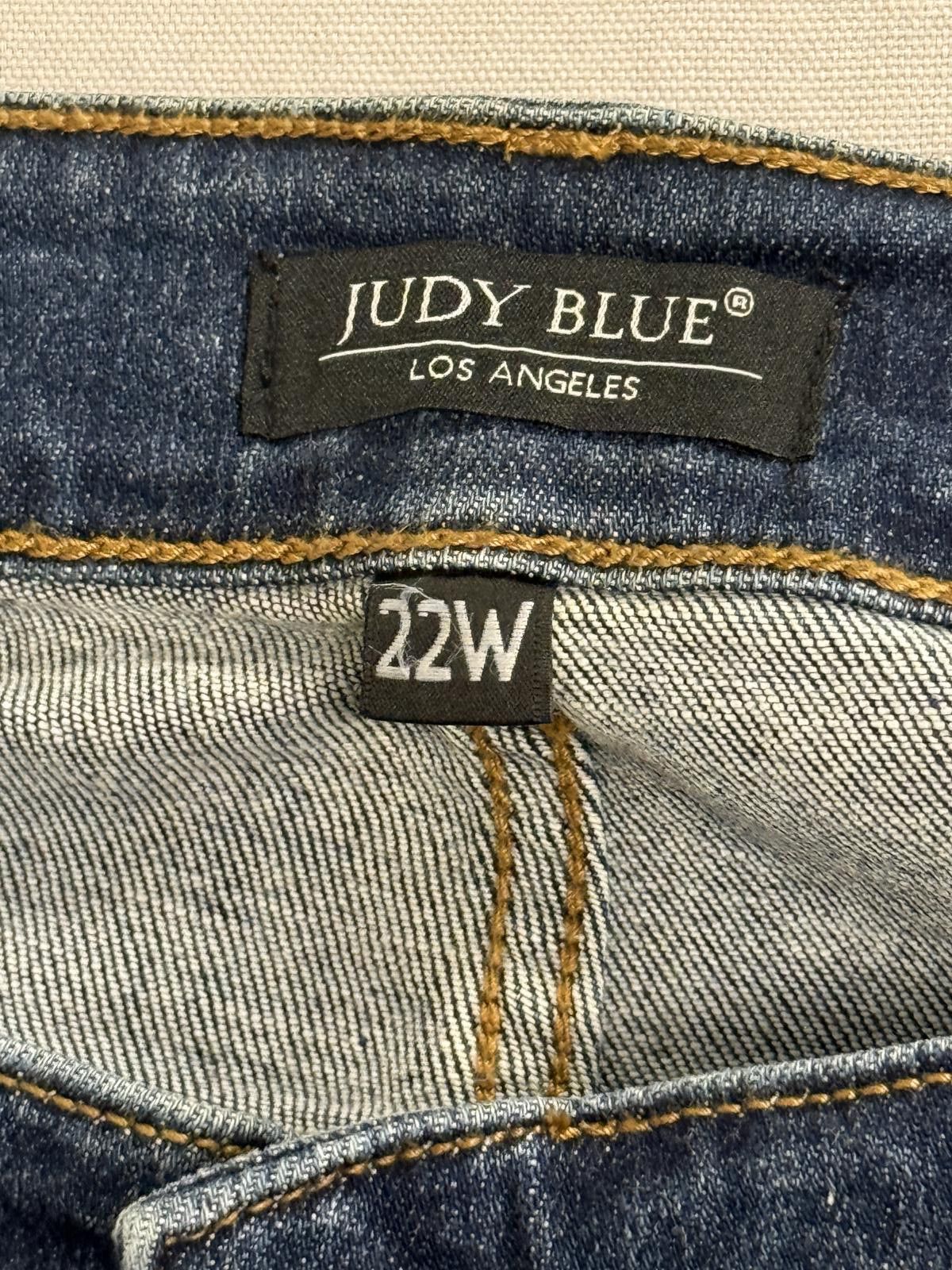 Other Judy Blue Jean Mid-Rise Skinny with Handsanding NWT Size 22W Size 42" / US 20 - 3 Thumbnail
