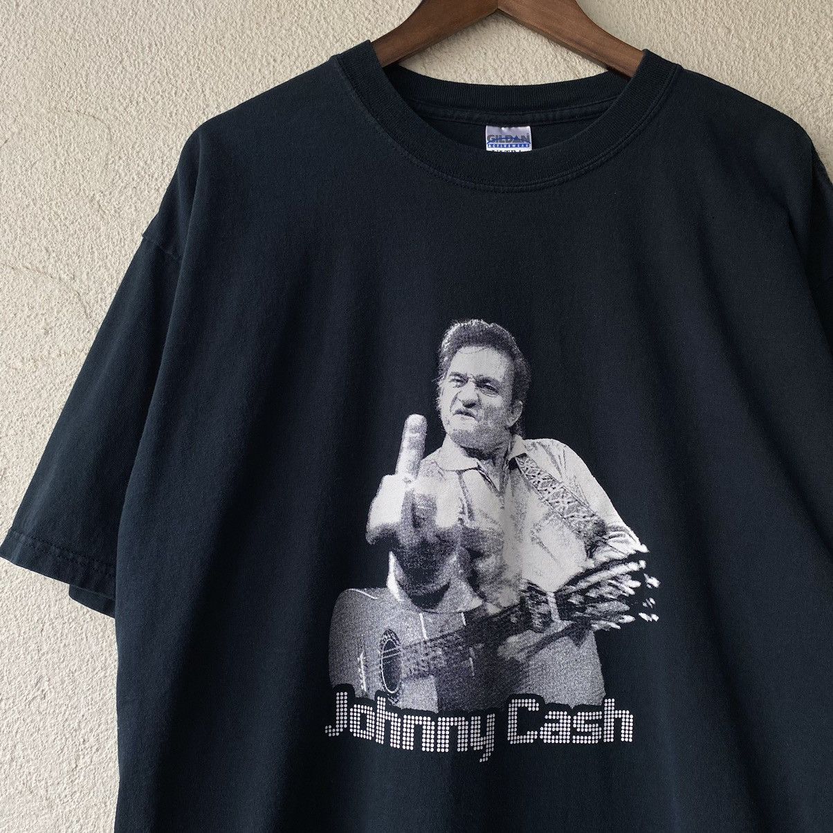 Band Tees × Rock T Shirt × Vintage Vintage Y2K Johnny Cash Middle 