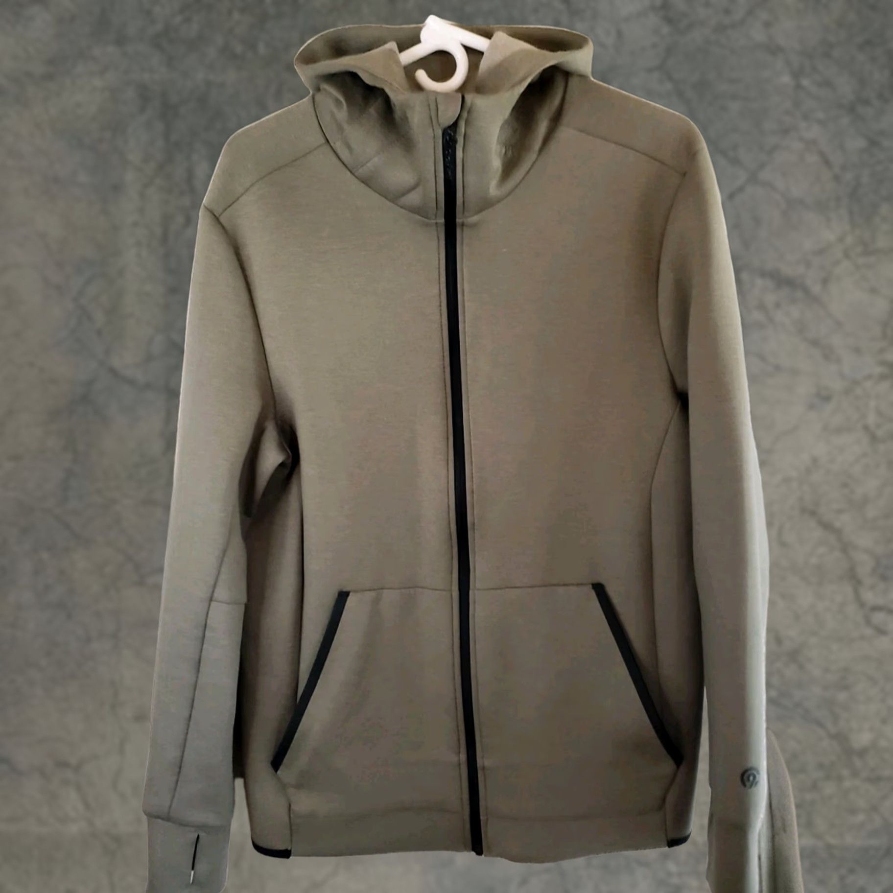 Champion Champion Men's Full Zip Hoodie L Green Thumb Holes Sleeves Nike, wait - no. Size US L / EU 52-54 / 3 - 1 Thumbnail