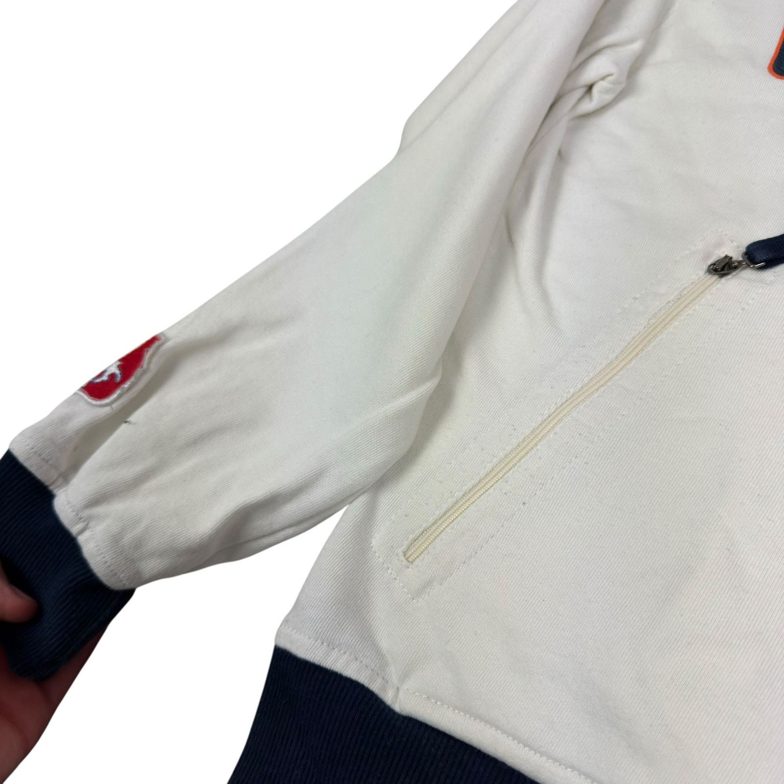 Adidas Adidas Womens White Long Sleeve Hooded Full Zip Jacket Small Size S / US 4 / IT 40 - 6 Thumbnail