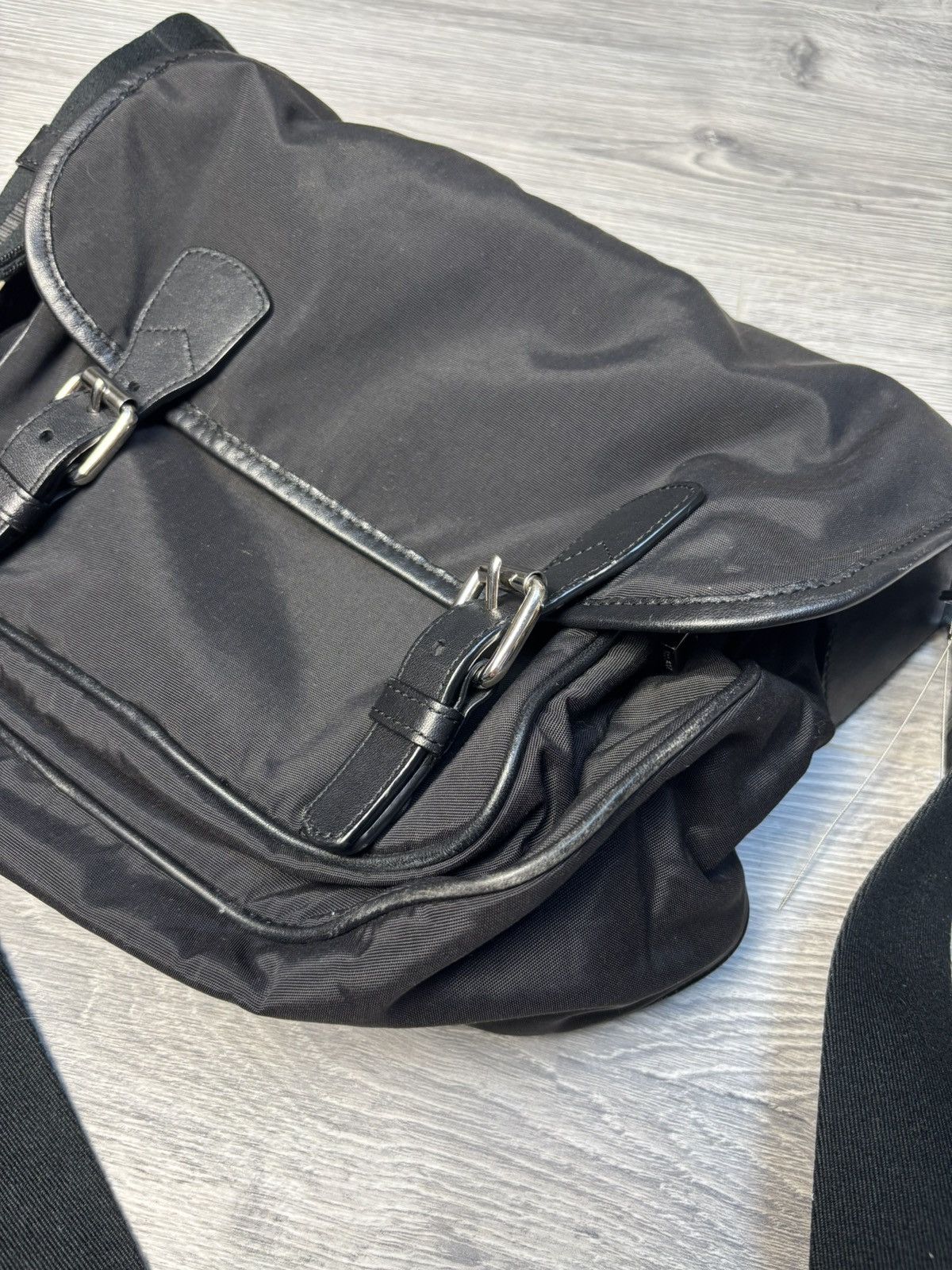 Bally Bally Luxury nylon leather shoulder bag black Size ONE SIZE - 5 Thumbnail