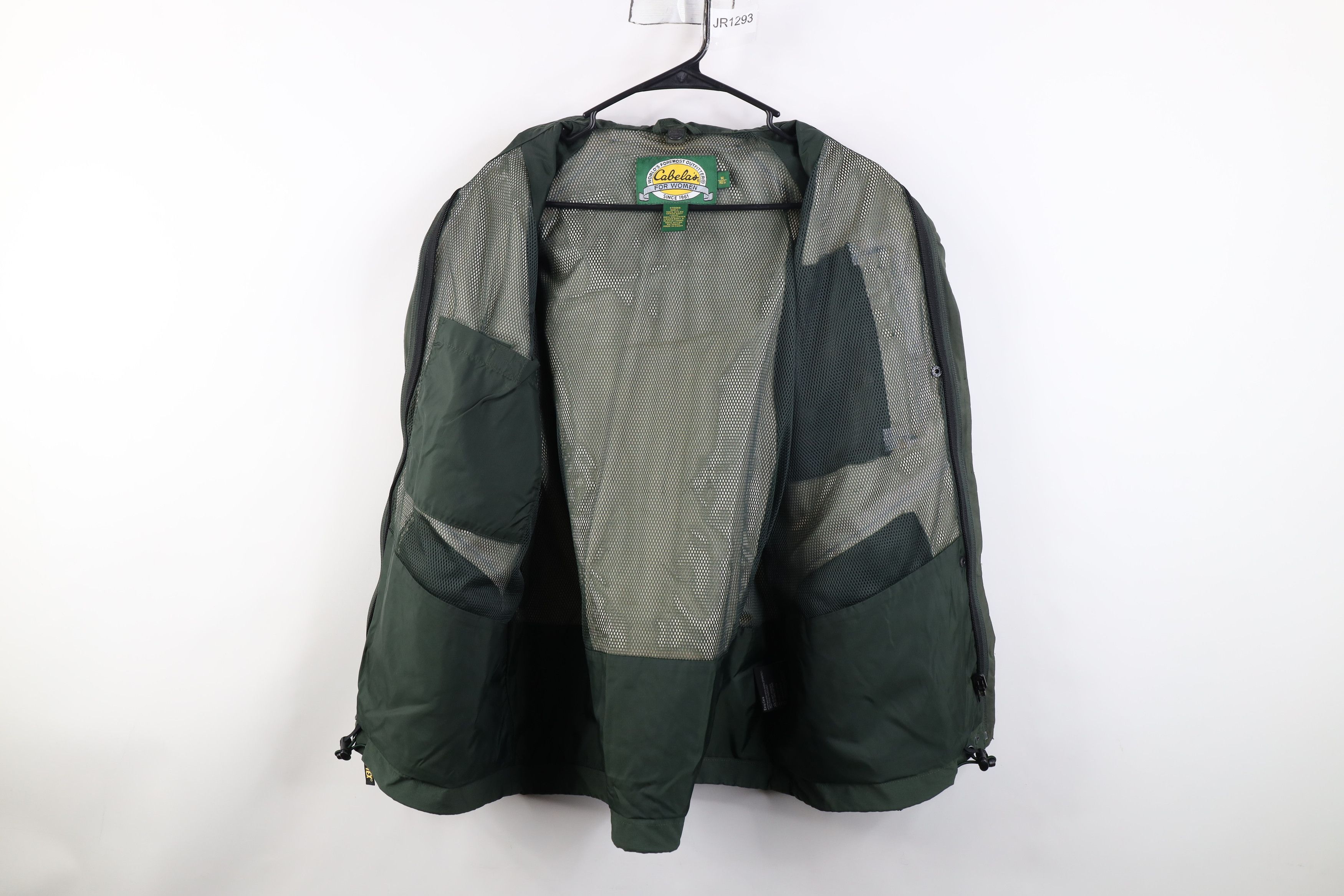 Cabelas Vintage 90s Cabelas Waterproof Hooded Rain Jacket Green Size M / US 6-8 / IT 42-44 - 10 Thumbnail
