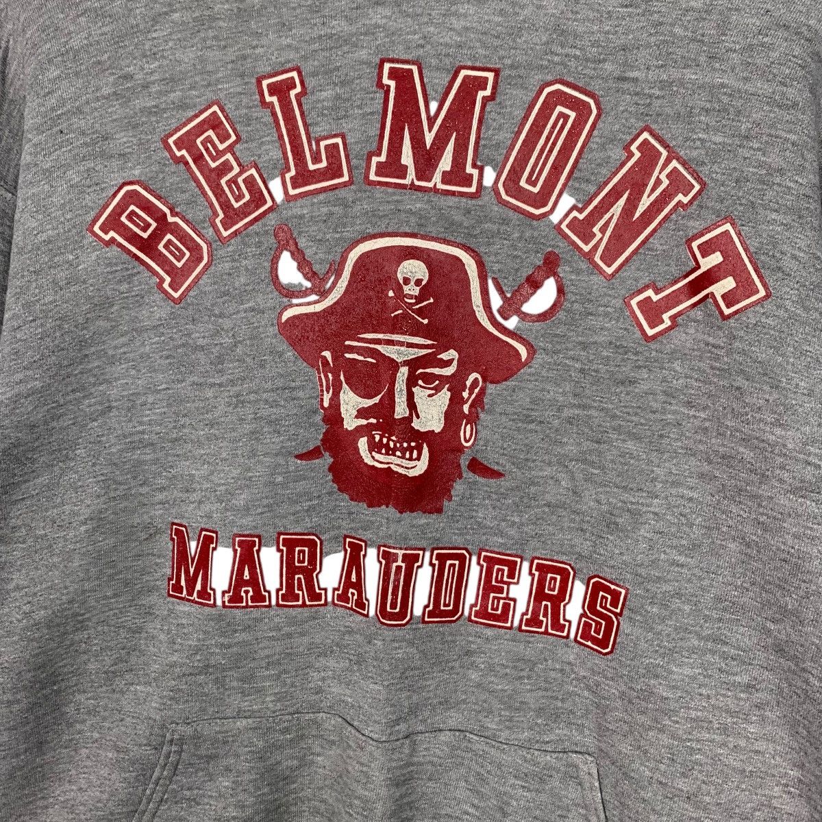 Russell Athletic 90's BELMONT MARAUDERS Big Logo Pullover Hoodies #3641-C166 Size US L / EU 52-54 / 3 - 9 Thumbnail