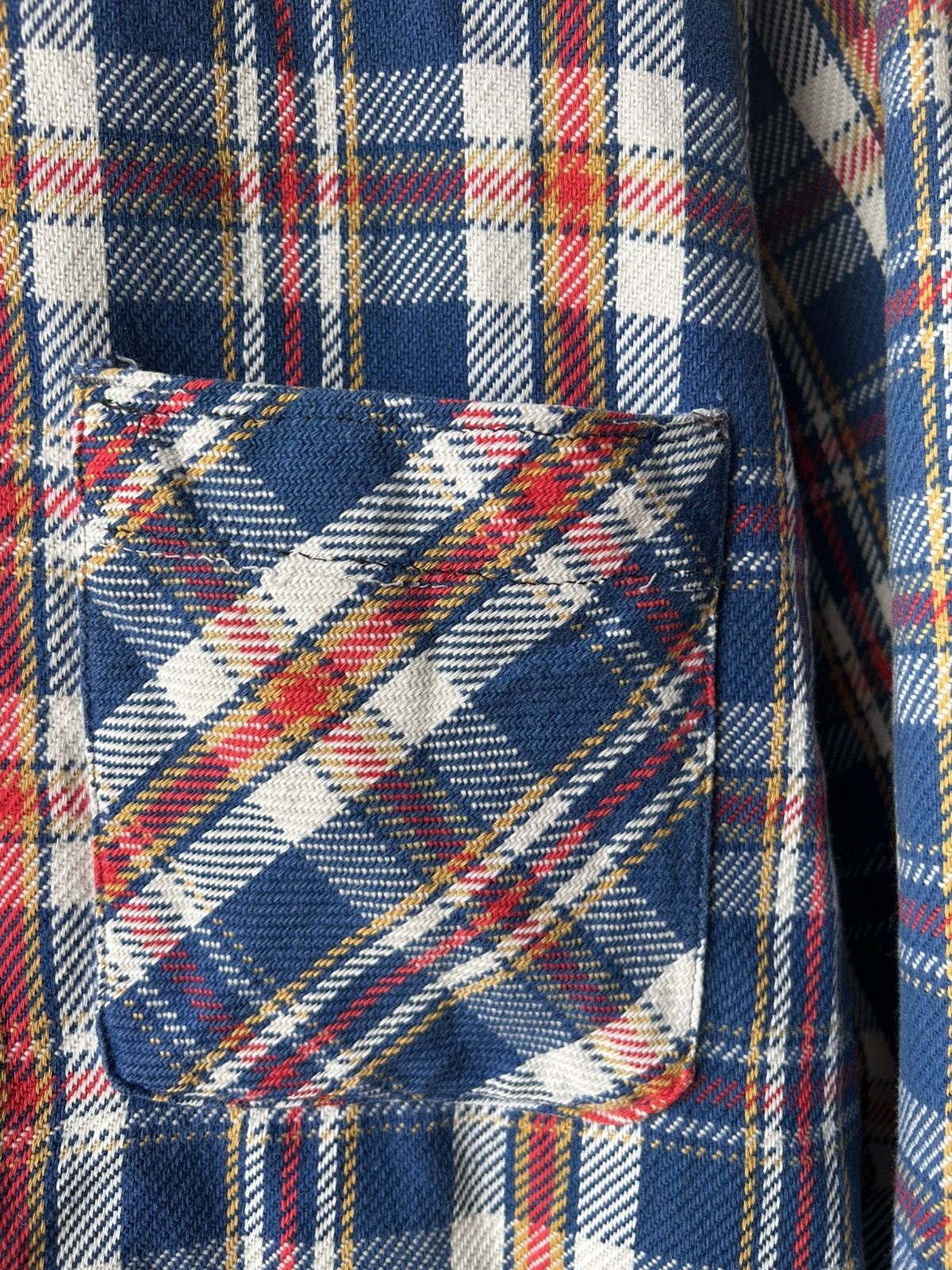 Big Mac 1970’s BIG MAC JCPenney Plaid Flannel Shirt Size US L / EU 52-54 / 3 - 6 Thumbnail