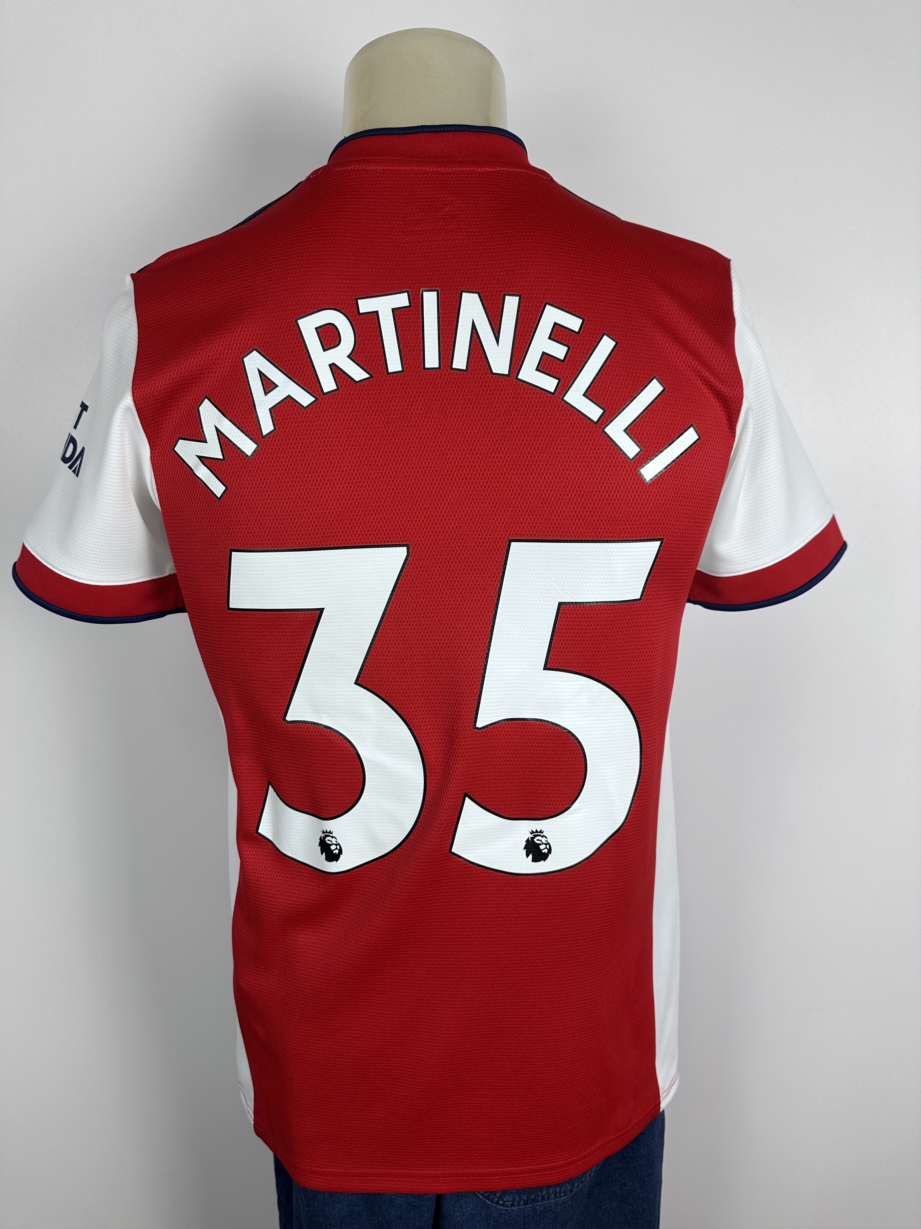 Adidas ARSENAL LONDON 2021 22 FOOTBALL SHIRT JERSEY #35 Martinelli Size US S / EU 44-46 / 1 - 1 Thumbnail