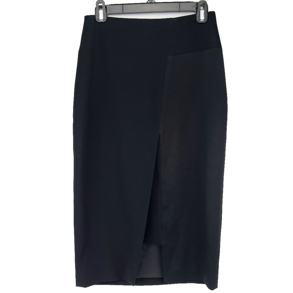 Other JUDITH & CHARLES Pannel Front Slit Black luxury Skirt s 2 Size 26" / US 2 / IT 38 - 1 Thumbnail