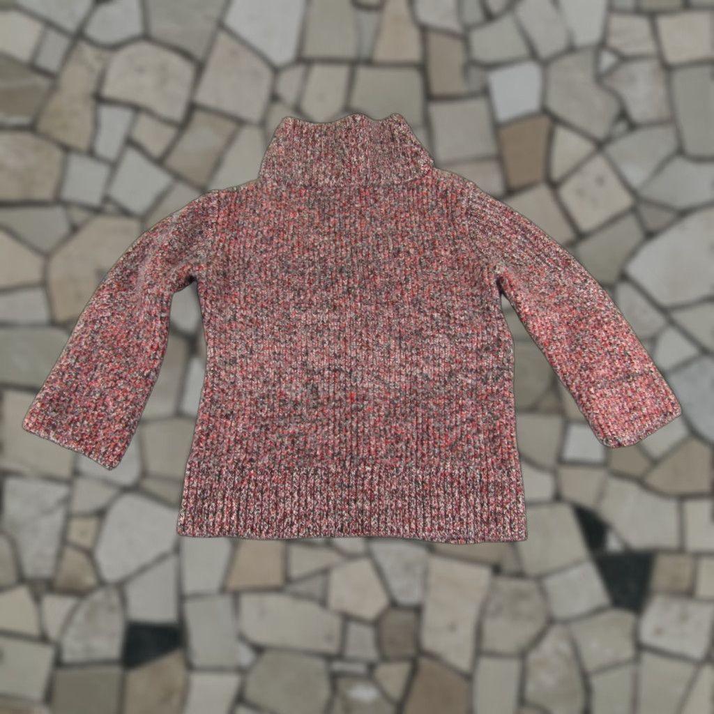 Rag & Bone rag & bone Rag & Bone Sweater Women’s Small Red Gray Merino Wool Blend Thick Knit Pullover Size S / US 4 / IT 40 - 1 Thumbnail