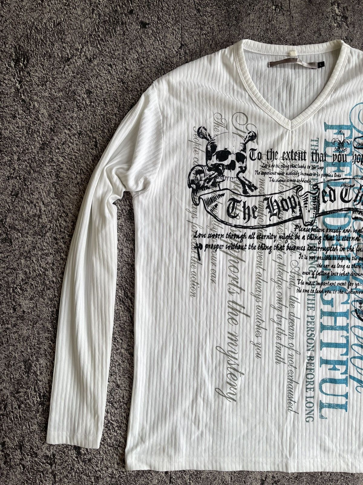 Japanese Brand Y2K Skull Tribal ifsixwasnine long sleeve Size US L / EU 52-54 / 3 - 4 Thumbnail