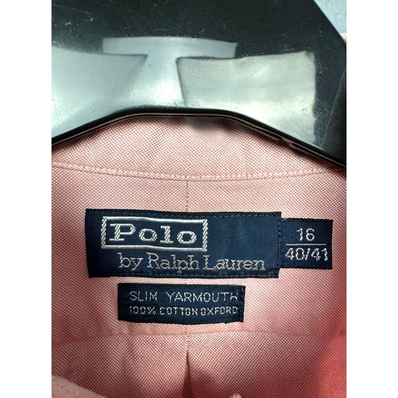 Polo Ralph Lauren Polo Ralph Lauren Mens Yarmoth Oxford Long Sleeve Shirt Size L Size US L / EU 52-54 / 3 - 4 Thumbnail
