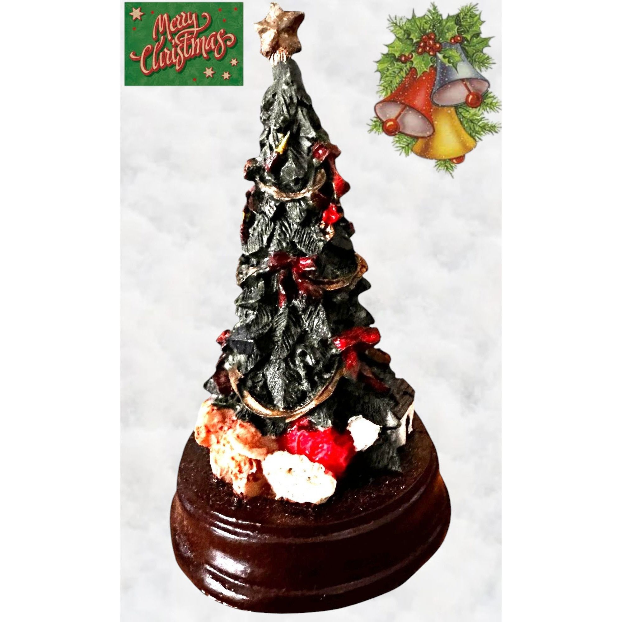 Vintage VTG Gift Collection Holiday Figurine Christmas Tree New Pupp Size ONE SIZE - 5 Thumbnail