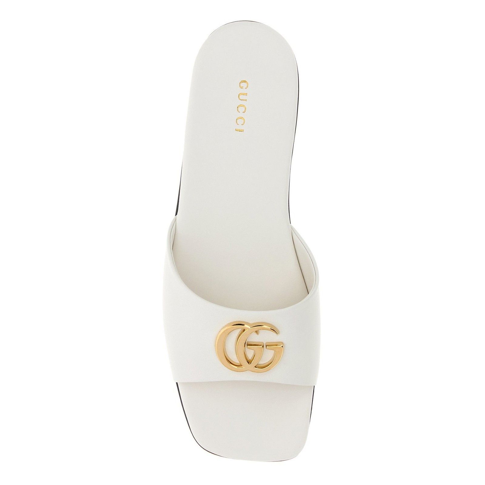 Gucci GUCCI $780 Double G White Slide Sandals New & Authentic (Wom Size US 6 / IT 36 - 2 Thumbnail