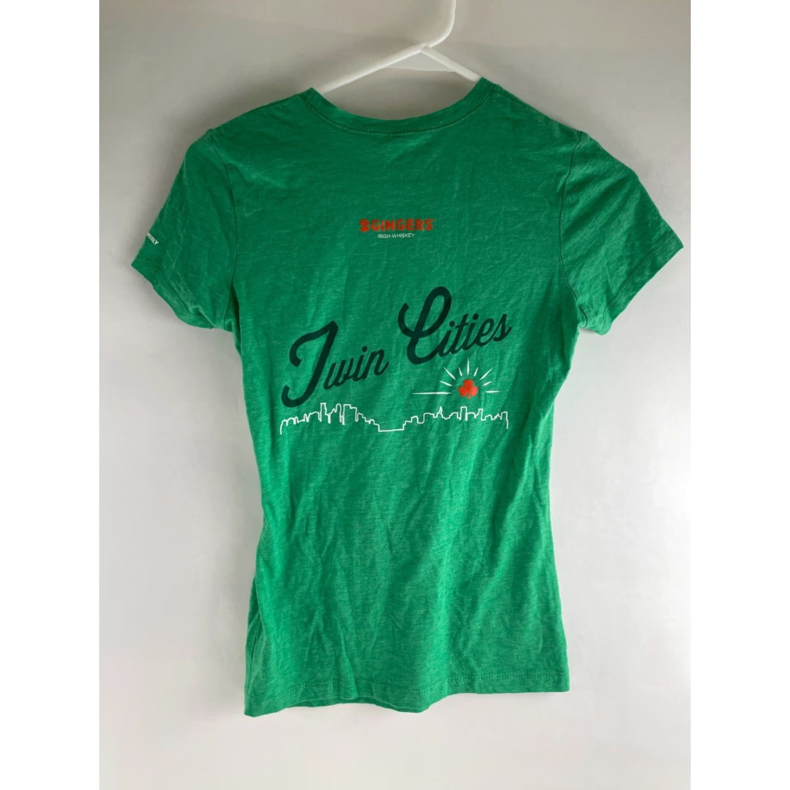 Next Level Next Level Shirt Women's S Green Short Sleeve St. Patrick's Day Graphic T-Shirt, Holiday, Breathable, Cotton Polyester, Regular Fit, Womens, Small Size S / US 4 / IT 40 - 2 Thumbnail