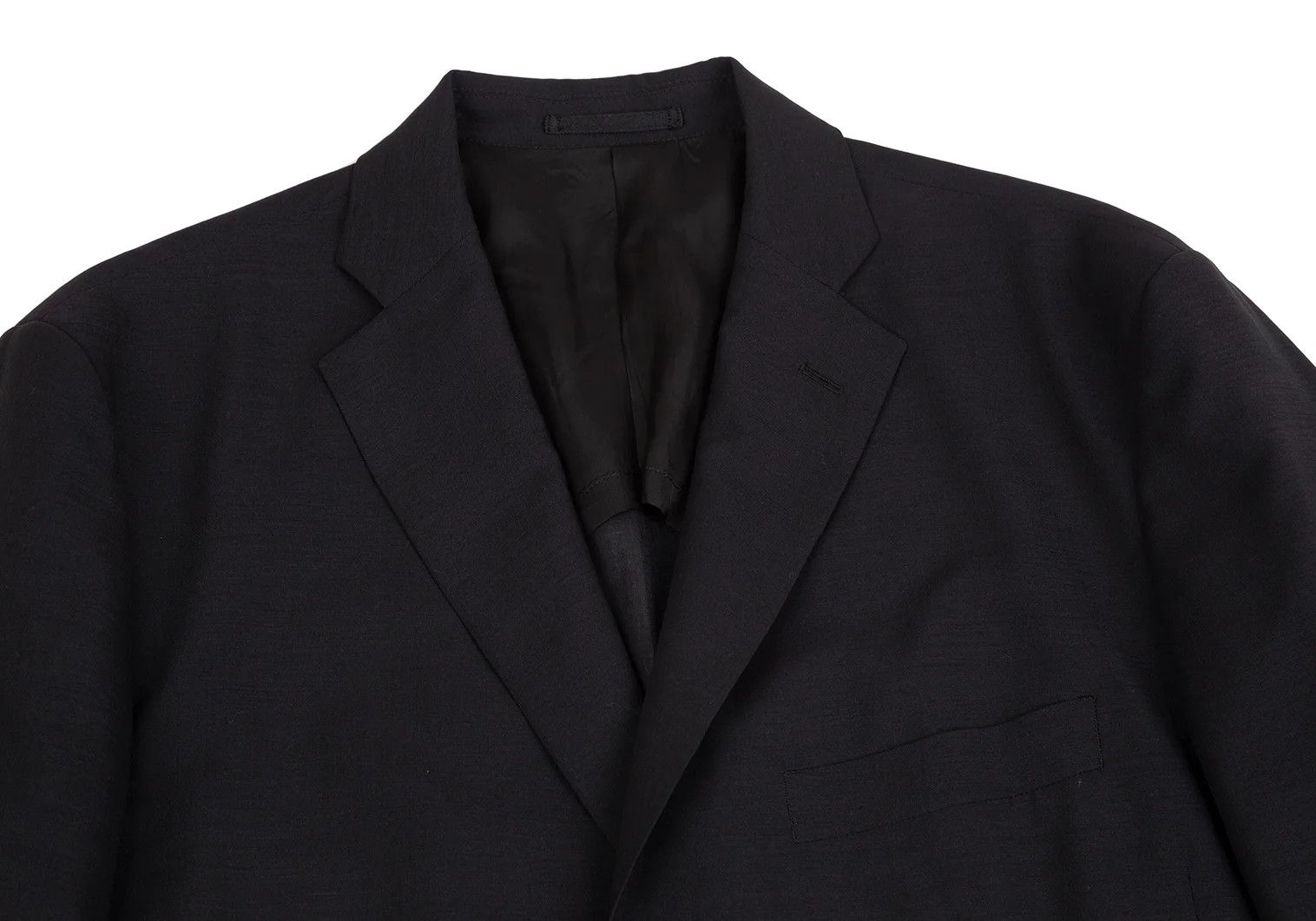Issey Miyake Wool Waist Dart Design Jacket in Black Size 4 Size US XL / EU 56 / 4 - 2 Thumbnail