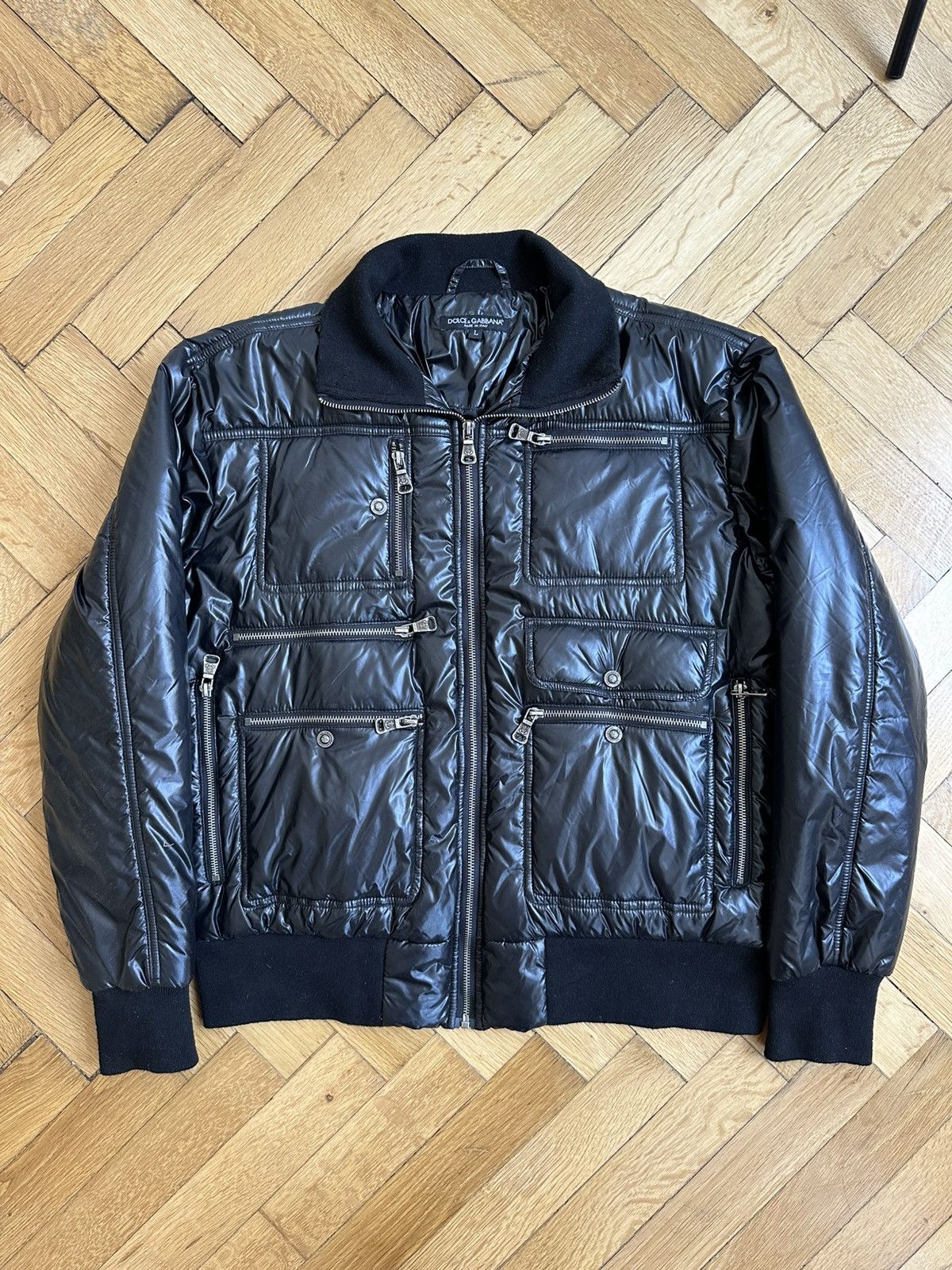 Dolce & Gabbana Dolce & Gabbana Vintage Multi Pocket Zipper Cropped Jacket Size US M / EU 48-50 / 2 - 1 Thumbnail
