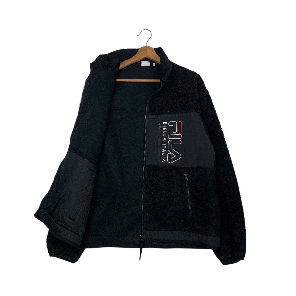 Fila FILA Embroidered Logo Zipper Fleece Jacket #1888-C82 Size US M / EU 48-50 / 2 - 9 Thumbnail