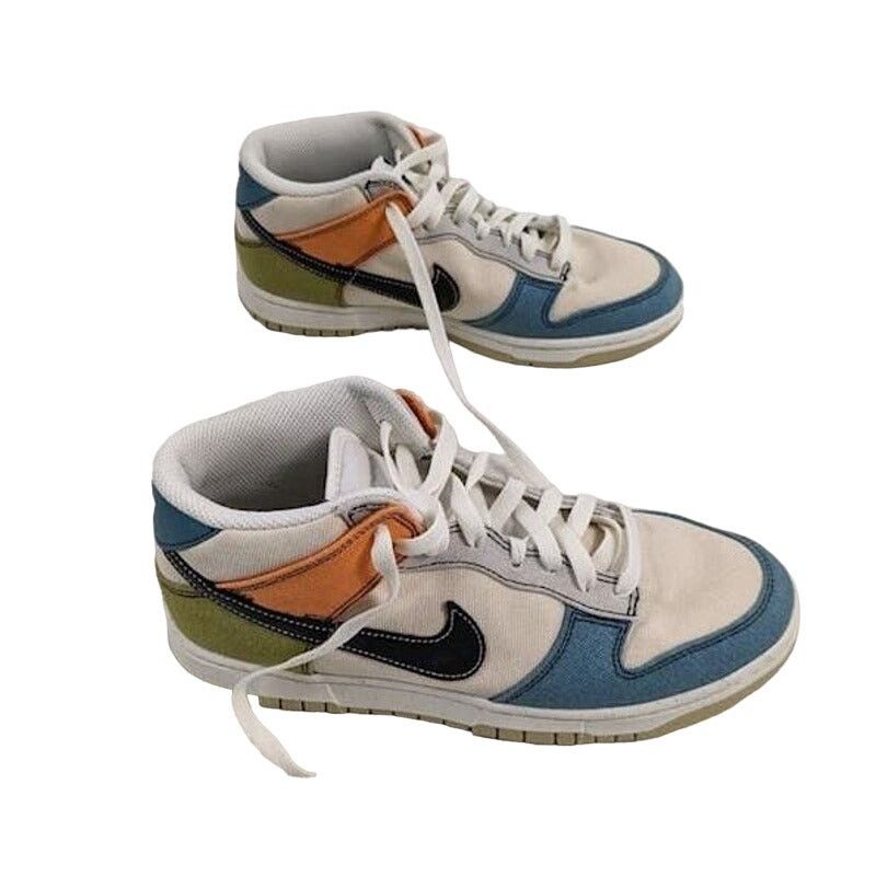 Nike Nike Dunk Mid Pale Ivory Multicolor Shoes Men size 7.5 Size US 7.5 / EU 40-41 - 4 Thumbnail