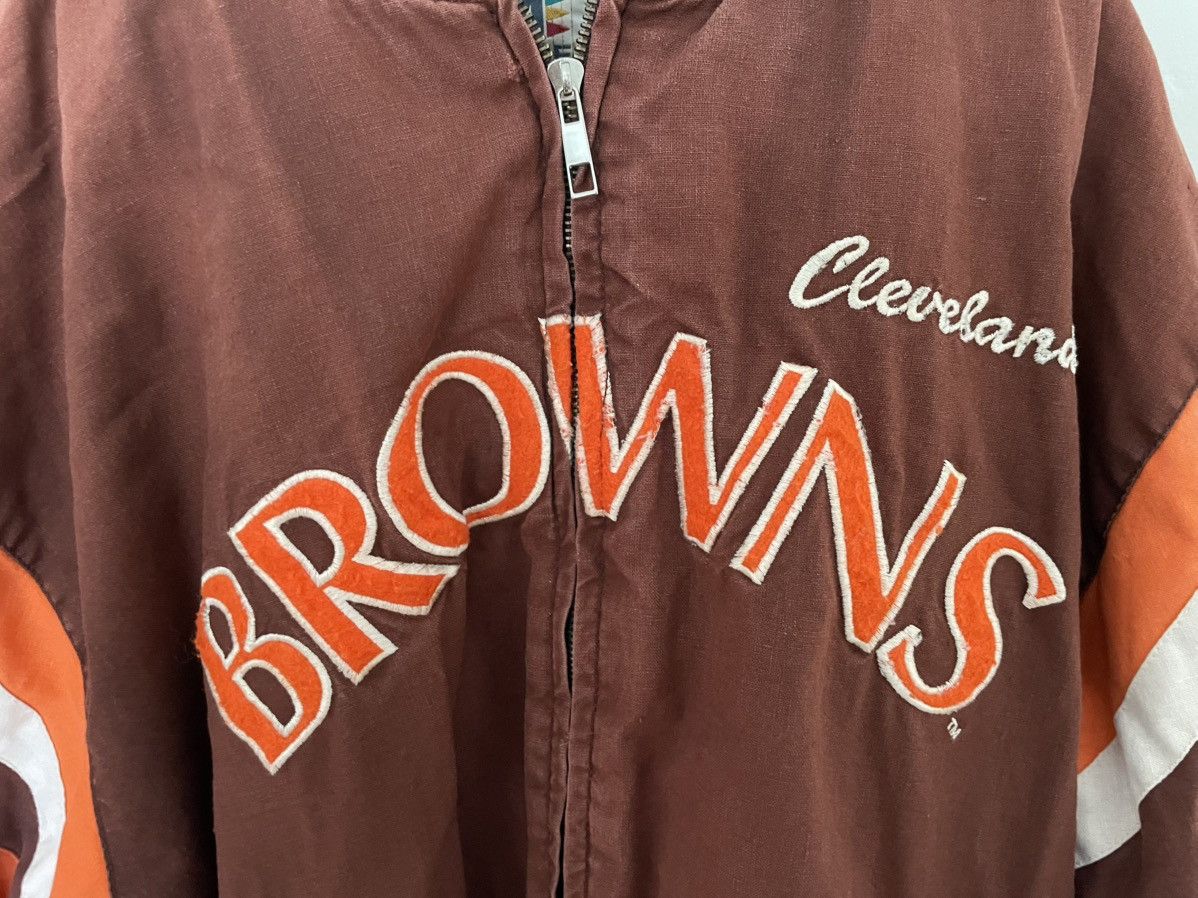 Mirage Cleveland browns - ‘mirage’ jacket - large Size US L / EU 52-54 / 3 - 7 Thumbnail