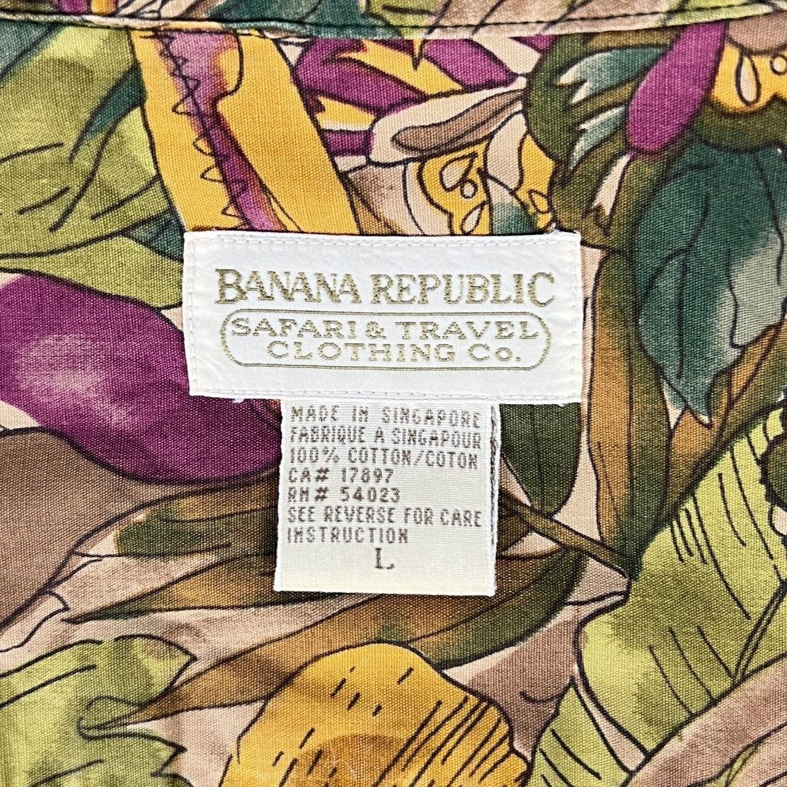 Banana Republic Banana Republic Safari Travel Co Mens Vtg Button Shirt size Size US L / EU 52-54 / 3 - 5 Thumbnail