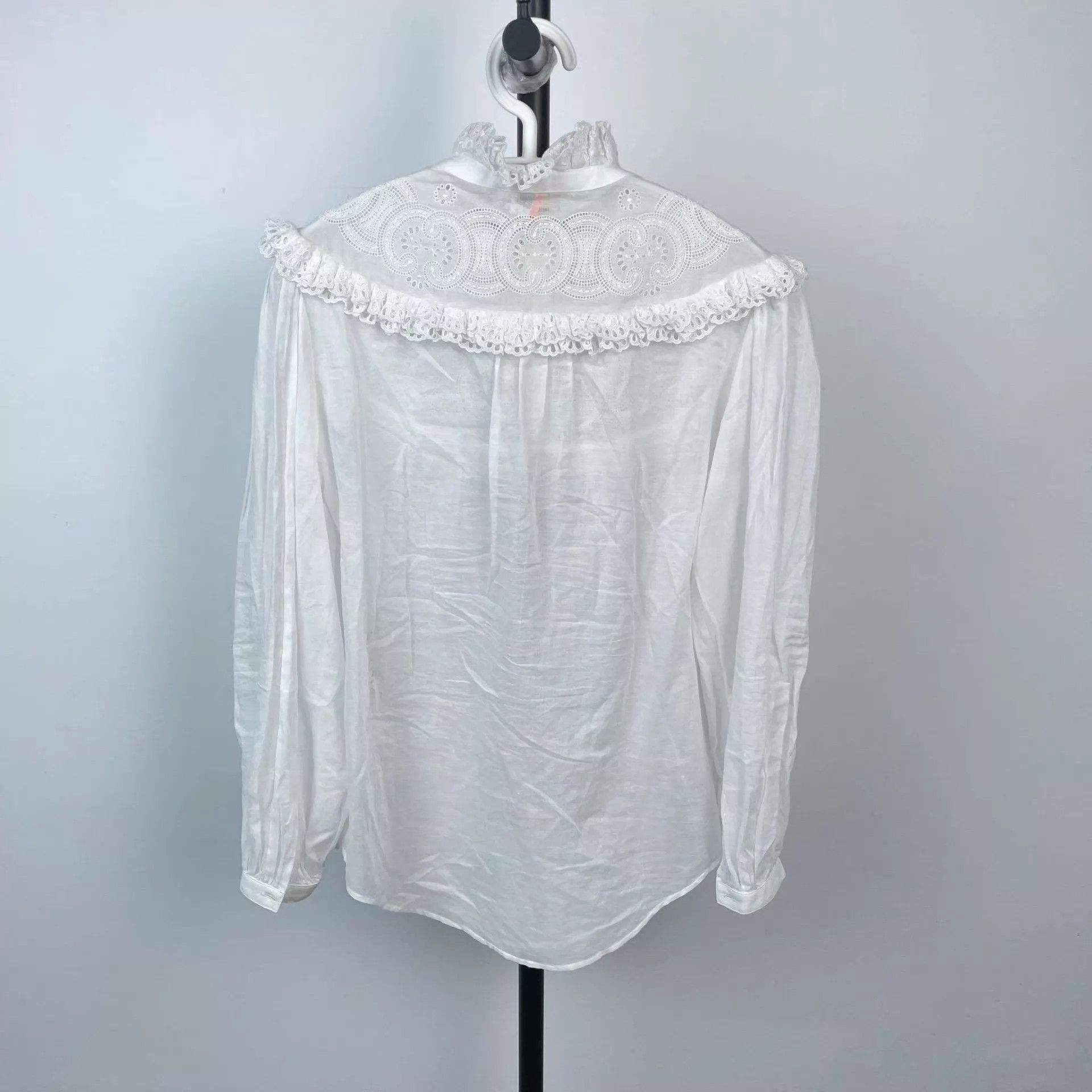Celine Celine tulle cutout top 36 Size XS / US 0-2 / IT 36-38 - 2 Thumbnail
