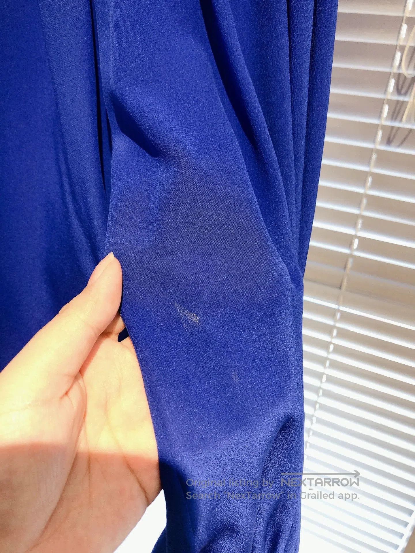 Fendi FENDI Blue Silk Panel Lantern Sleeve Top. Size US S / EU 44-46 / 1 - 3 Thumbnail