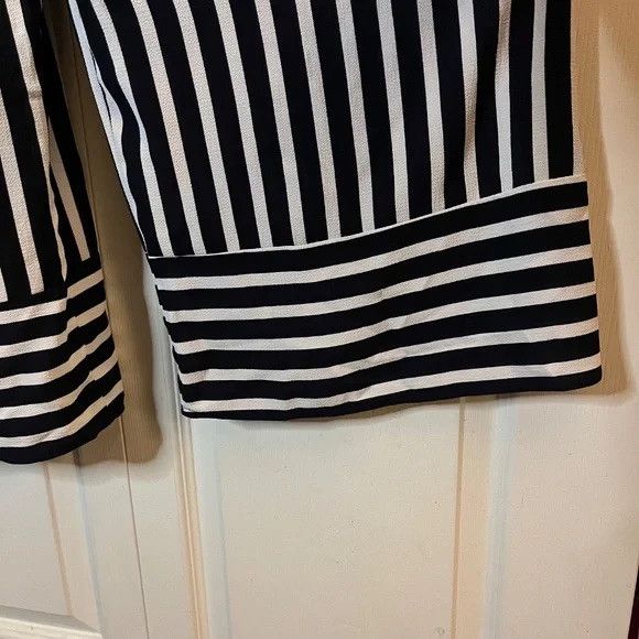 Other Black & White Stripe Jumpsuit by Gypsies & Moondust size XL Size 38" / US 16 / IT 52 - 5 Thumbnail