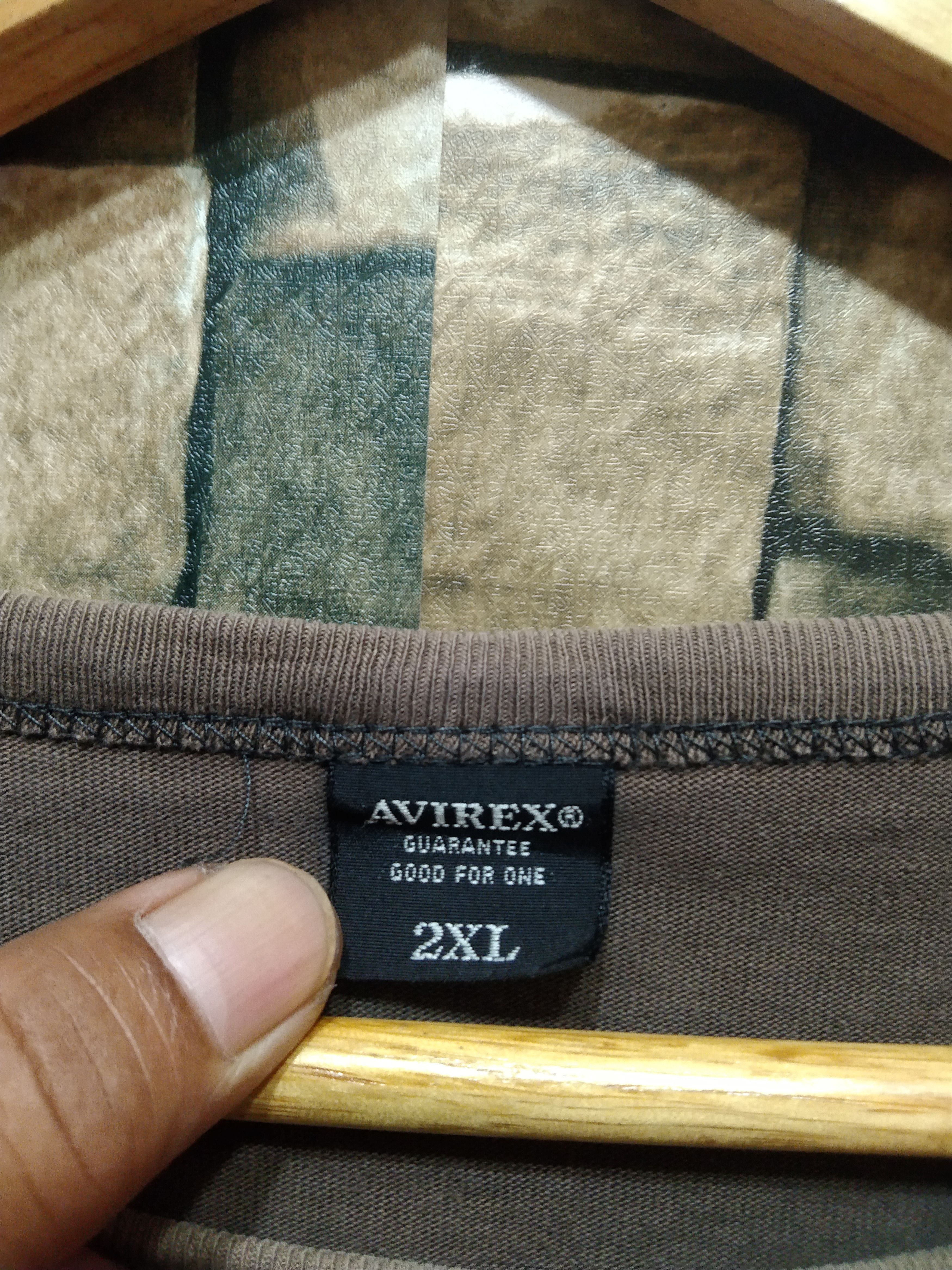 Avirex Avirex USA Big Logo Shirt Size US XXL / EU 58 / 5 - 7 Thumbnail