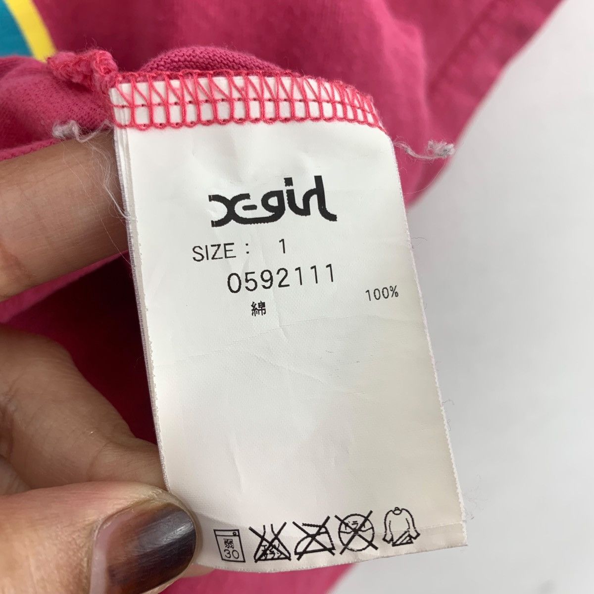 Xlarge XGIRL XLARGE Streetwear Big Font Short Sleeve Tshirt Size S / US 4 / IT 40 - 5 Thumbnail