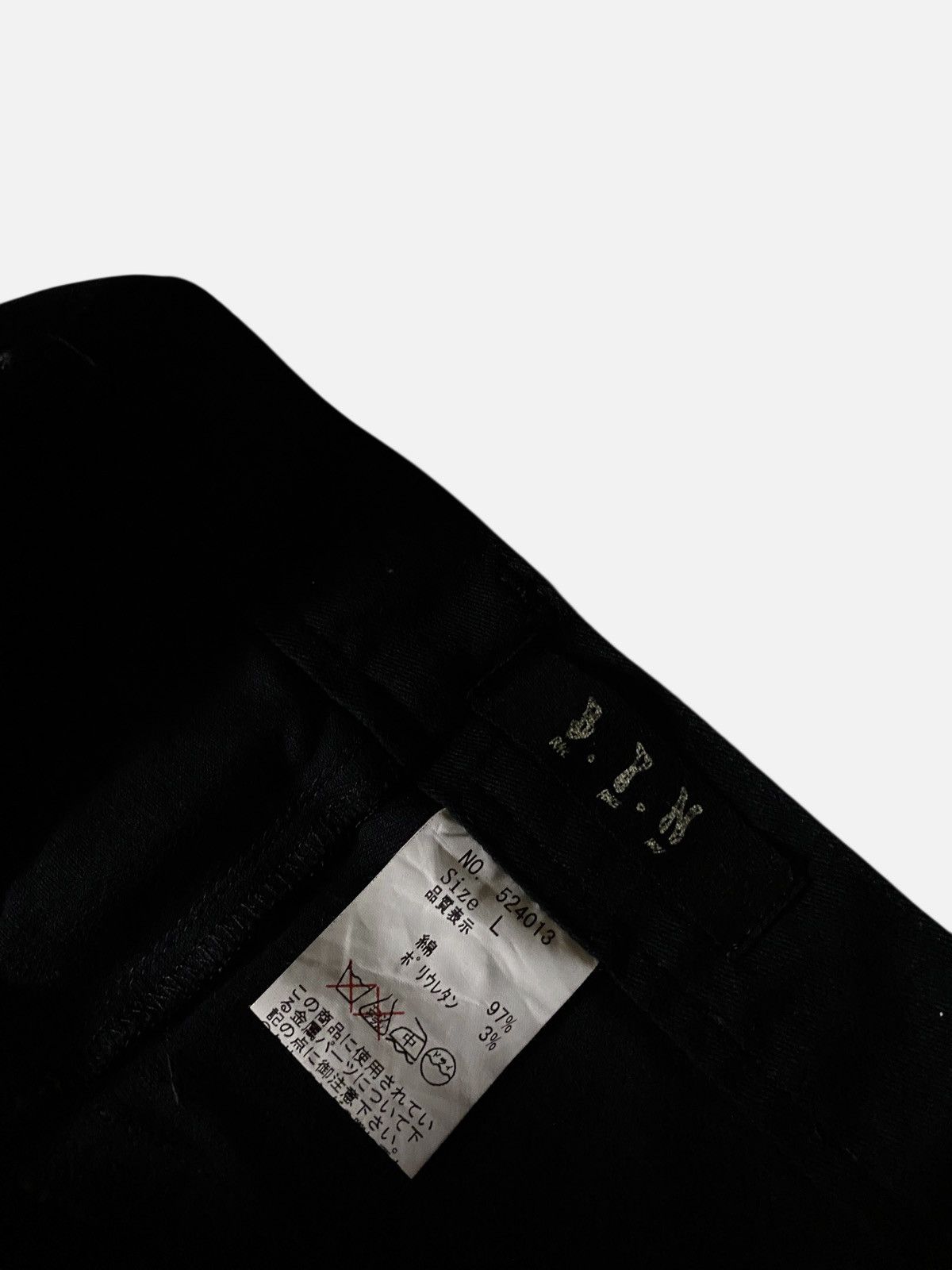 Le Grande Bleu (L.G.B.) Archive Black Peace Now Zip Bondage Flared Pants Size US 26 / EU 42 - 9 Thumbnail