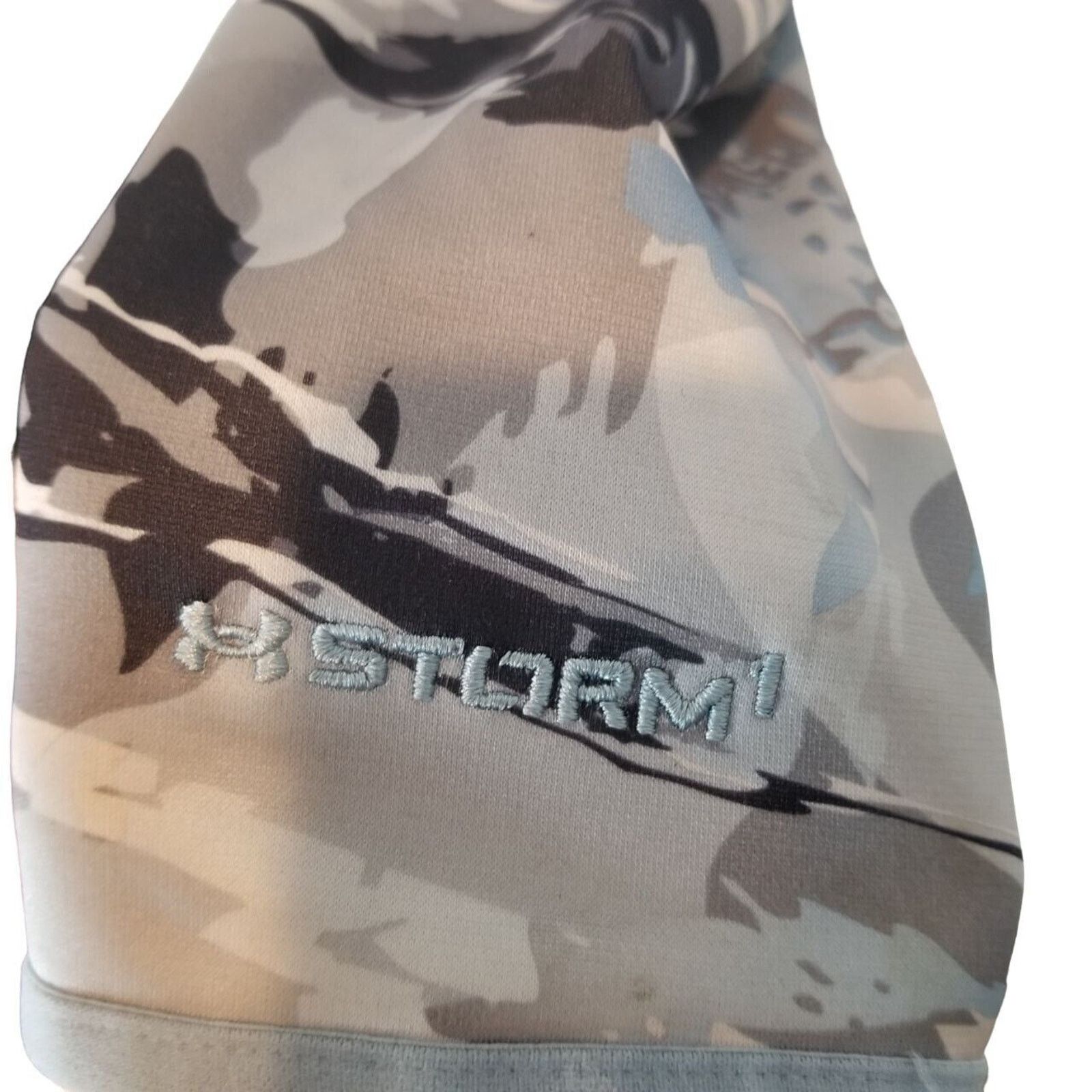 Under Armour Under Armour Womens Hoodie Sweatshirt L Blue Camo Storm Icon Size L / US 10 / IT 46 - 6 Thumbnail