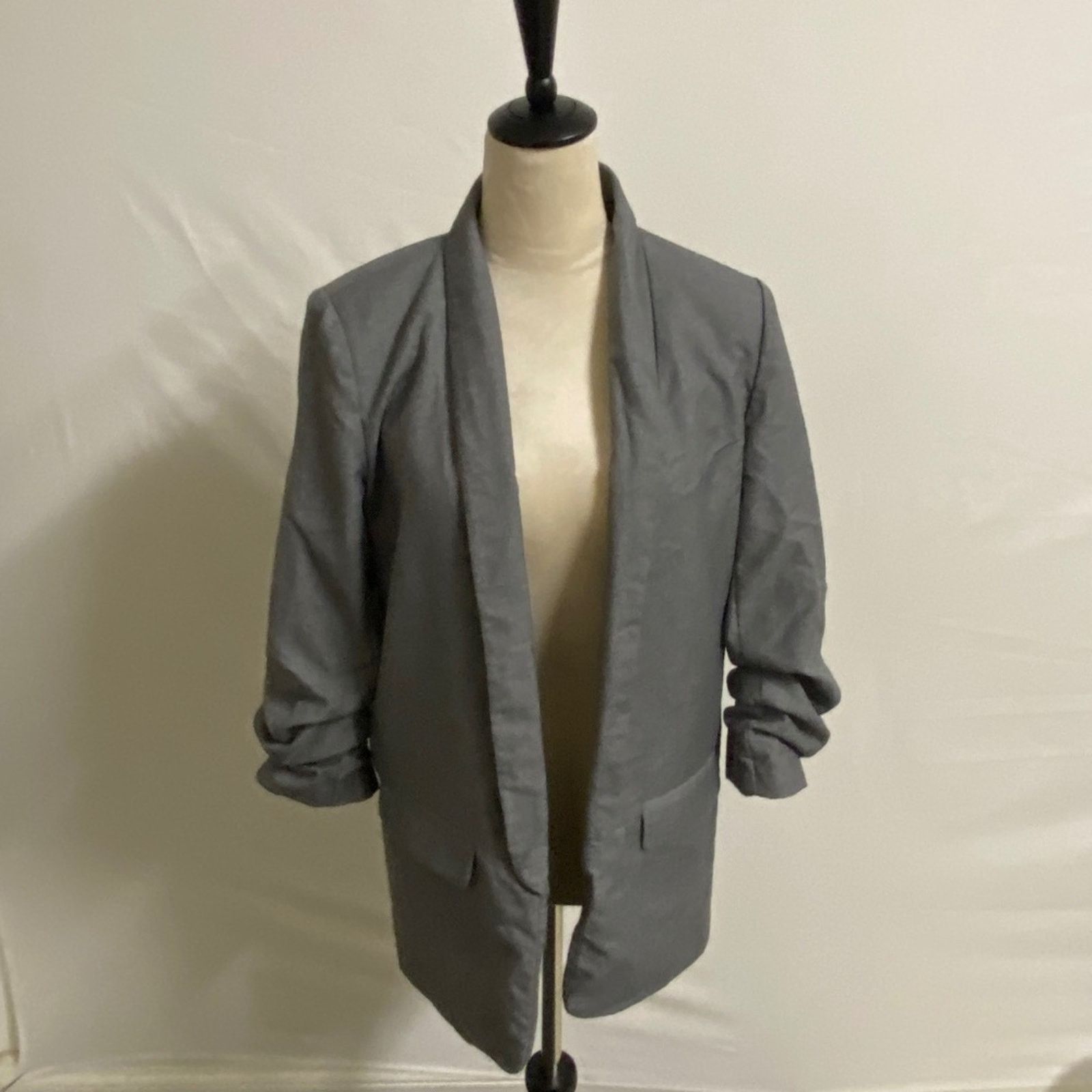 Anthropologie Mare By Anthropologie Cinch Sleeve Blazer - XS Size XS / US 0-2 / IT 36-38 - 2 Thumbnail