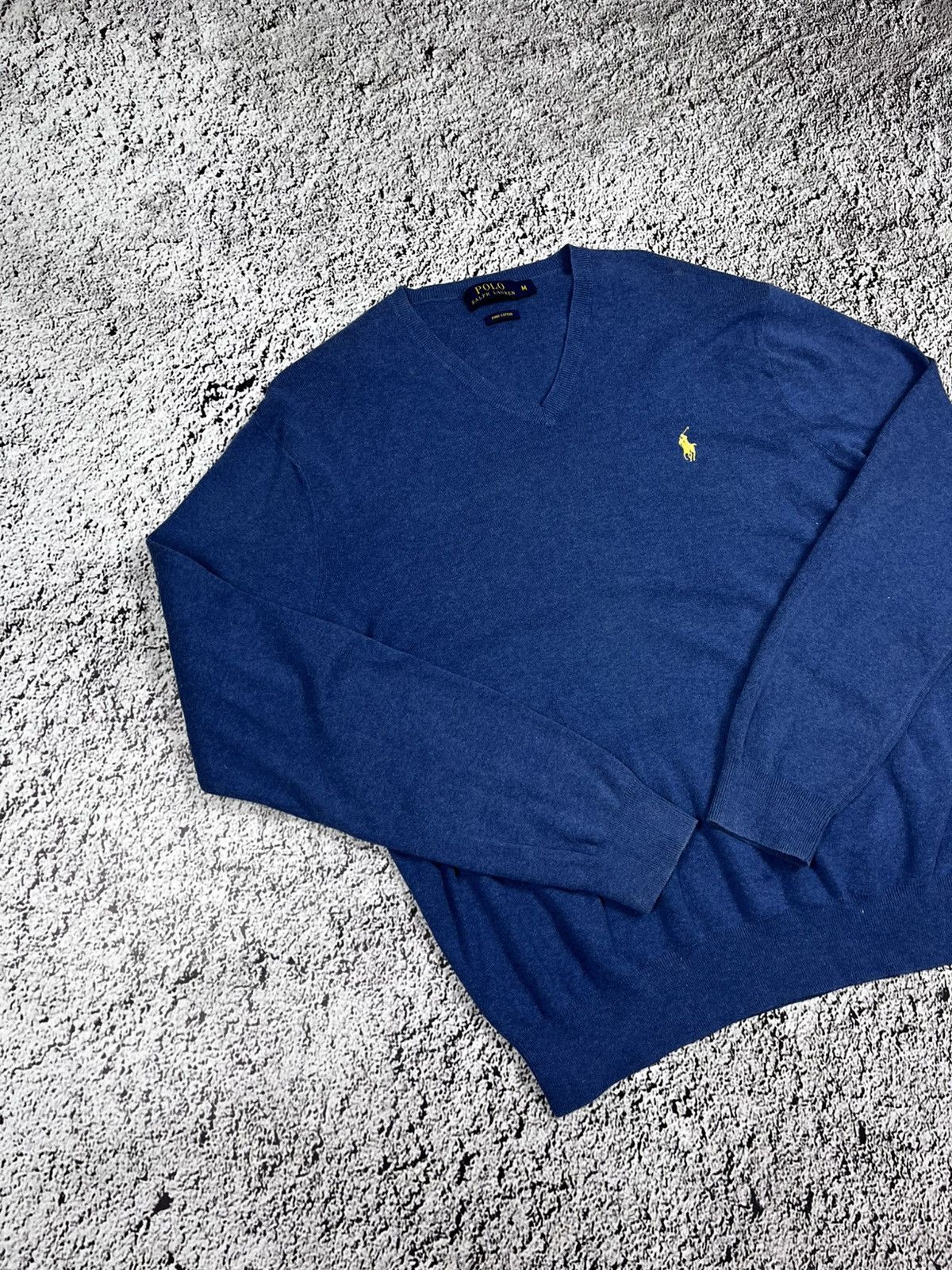 Vintage Vintage Y2K Ralph Lauren Pima old money logo sweater size M Size US M / EU 48-50 / 2 - 2 Thumbnail