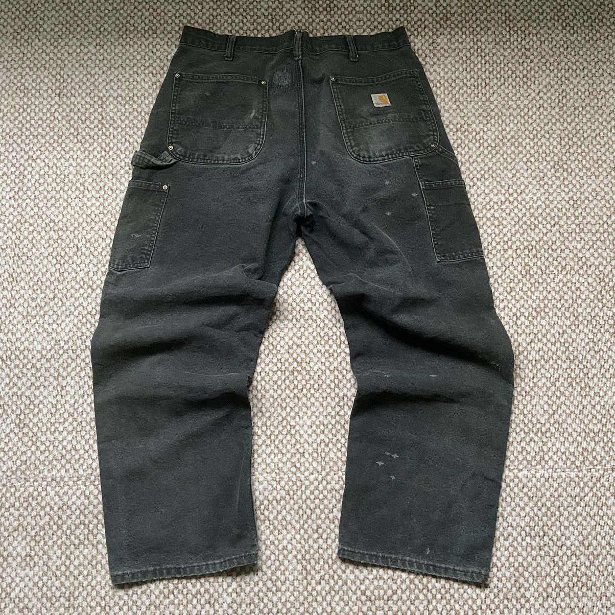 Carhartt × Vintage B01 BLK Carhartt Double Knee Size US 35 - 2 Thumbnail